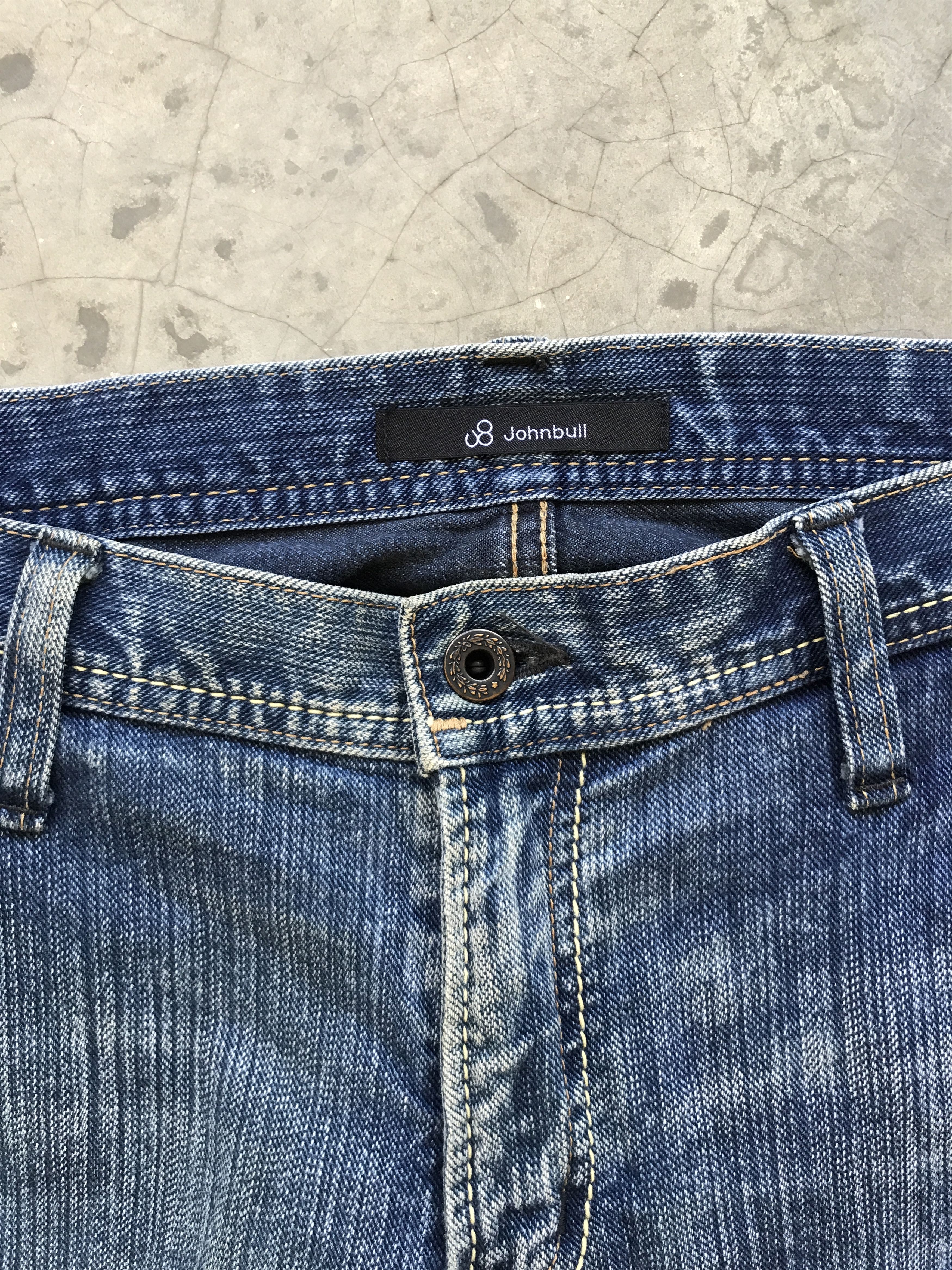 Japanese Brand × Johnbull Johnbull Japan Skinny Workwear Carpenter Denim Size US 34 / EU 50 - 4 Thumbnail