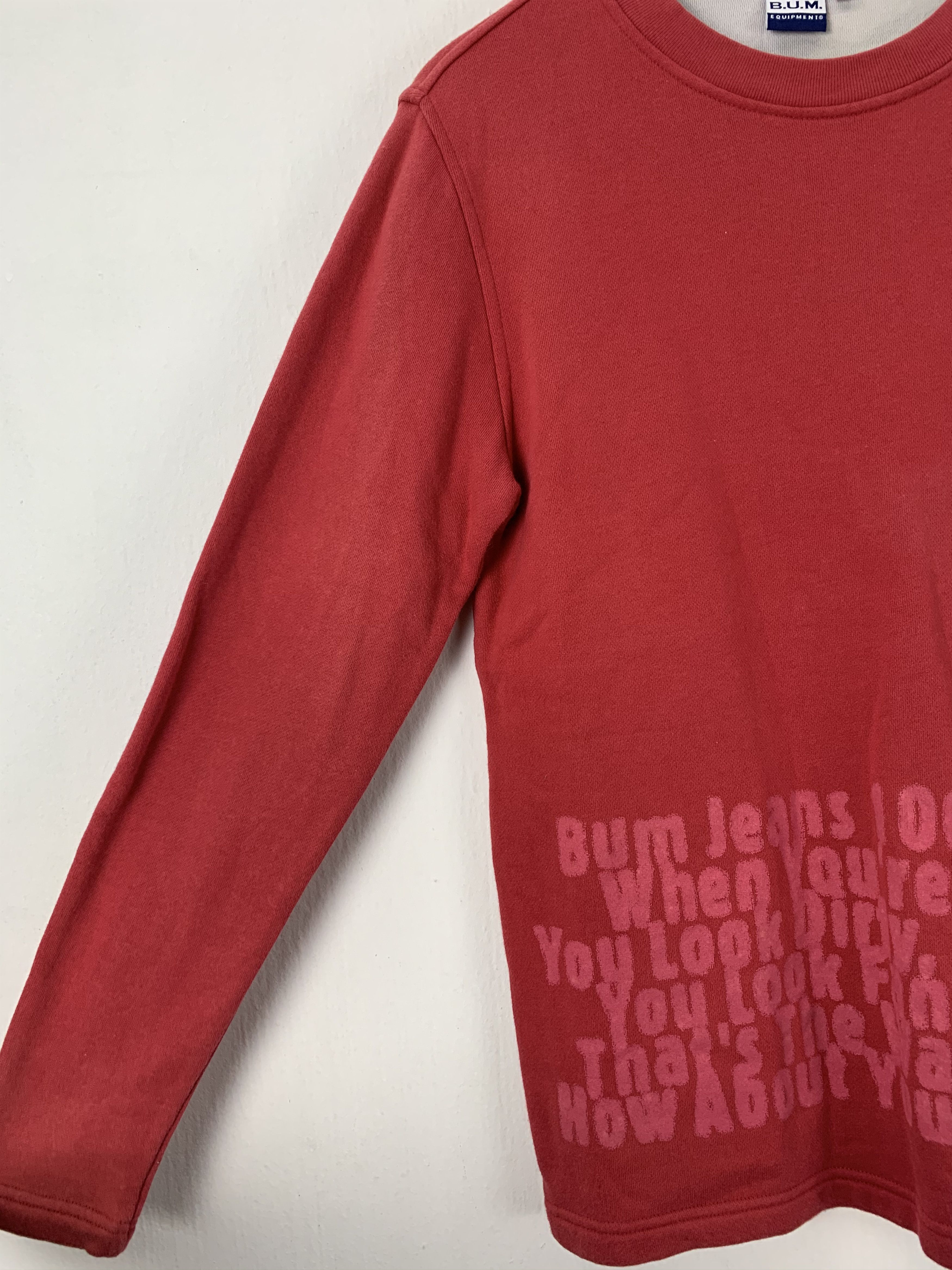 B.U.M Equipment BUM Sweatshirt Japanese Branded Streetwear #055 Size US S / EU 44-46 / 1 - 4 Thumbnail