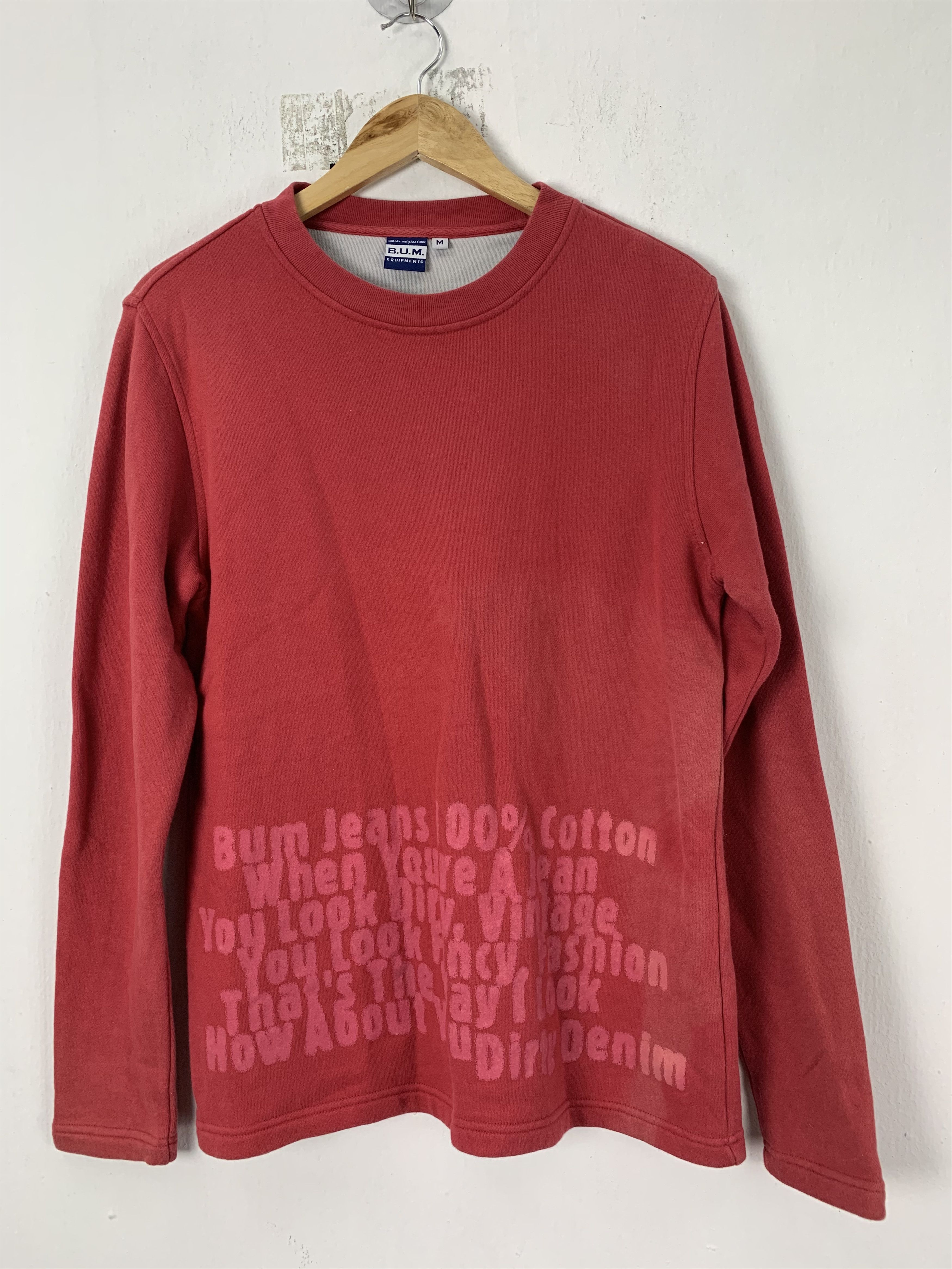 B.U.M Equipment BUM Sweatshirt Japanese Branded Streetwear #055 Size US S / EU 44-46 / 1 - 1 Thumbnail