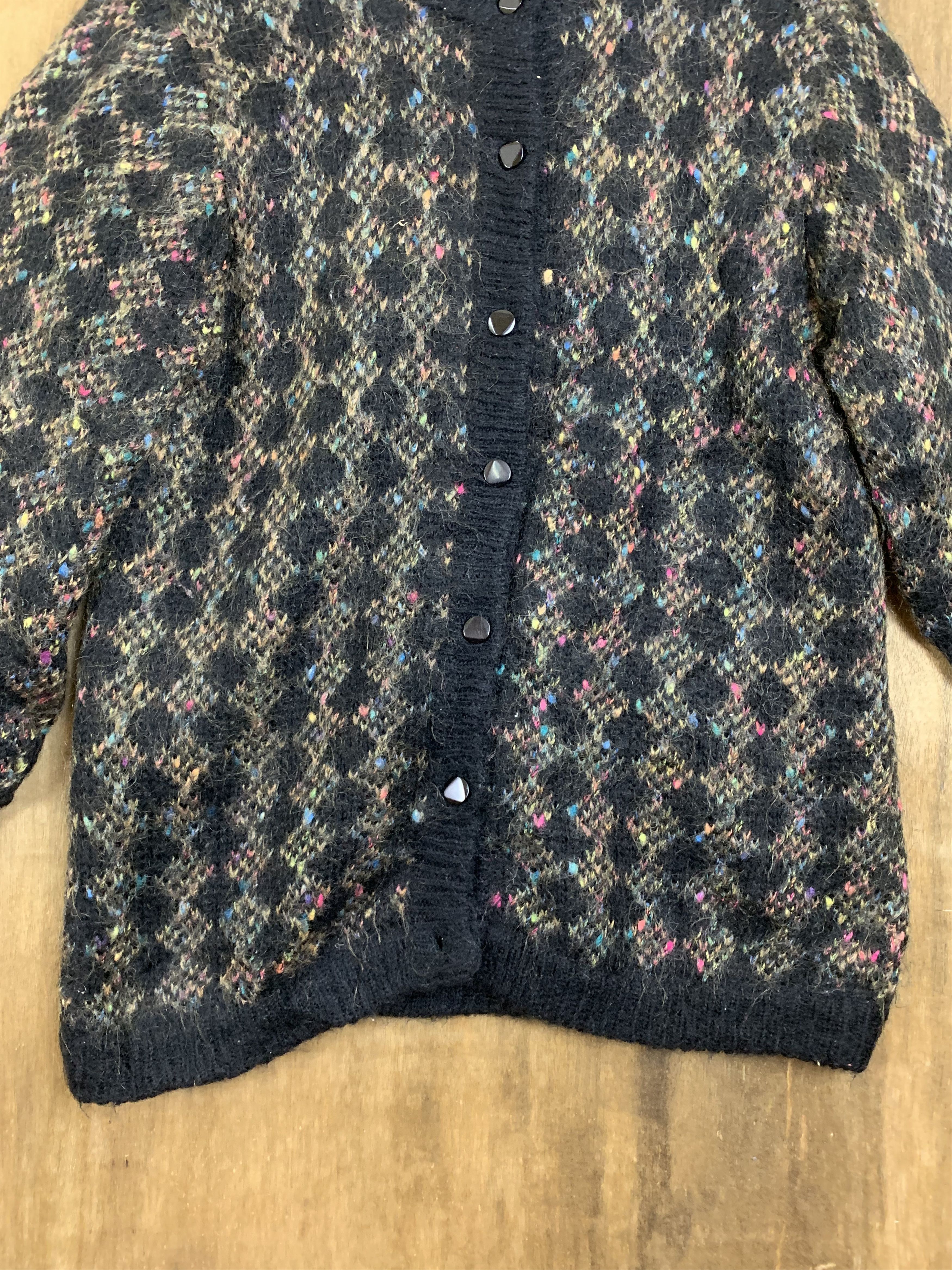 Japanese Brand Cardigan Superiore GR GR Mohair Vintage Size L / US 10 / IT 46 - 4 Thumbnail