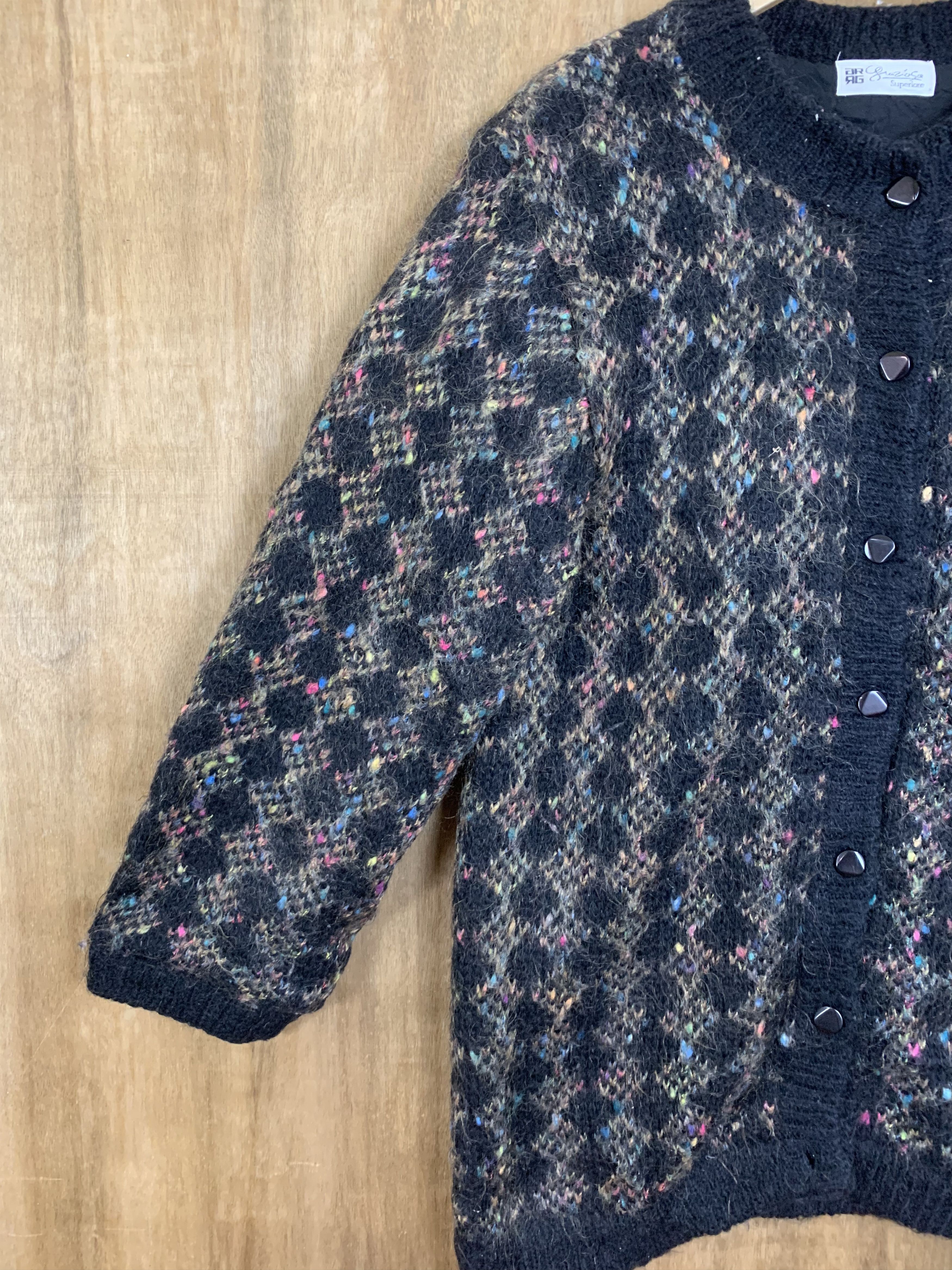 Japanese Brand Cardigan Superiore GR GR Mohair Vintage Size L / US 10 / IT 46 - 5 Thumbnail