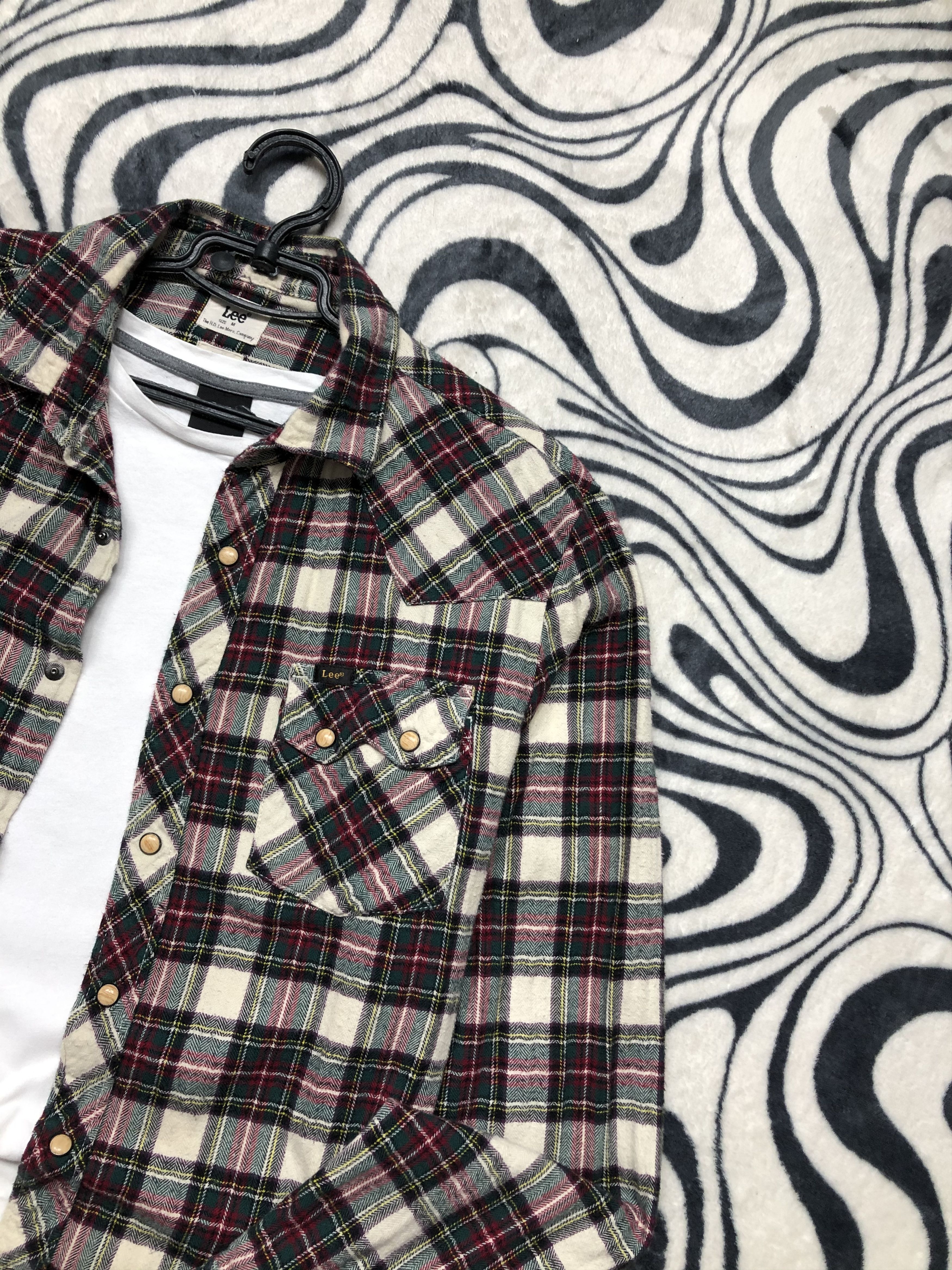 Flannel Lee Vintage Flannel Plaid Shirt Size US M / EU 48-50 / 2 - 2 Thumbnail