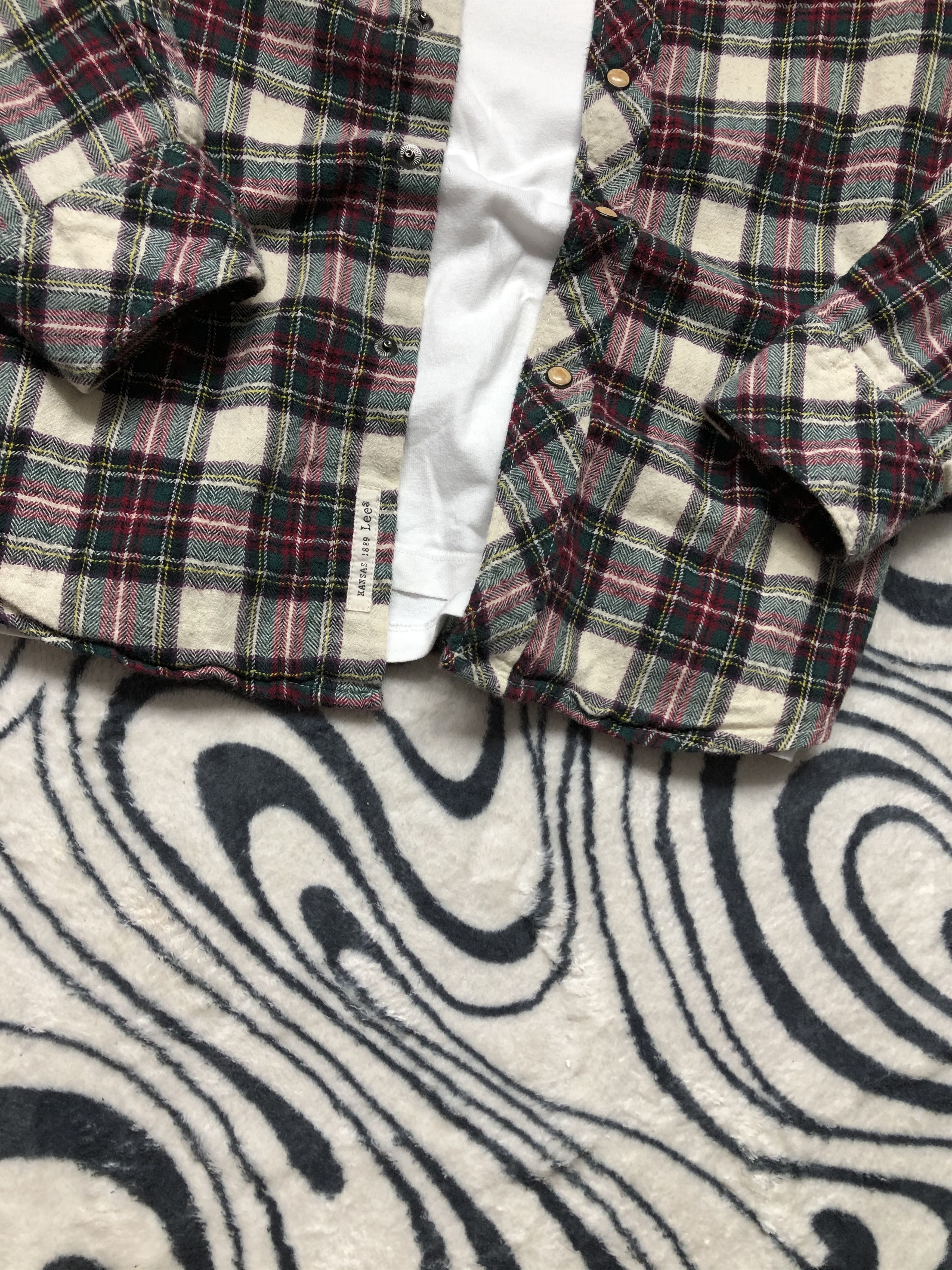 Flannel Lee Vintage Flannel Plaid Shirt Size US M / EU 48-50 / 2 - 3 Thumbnail
