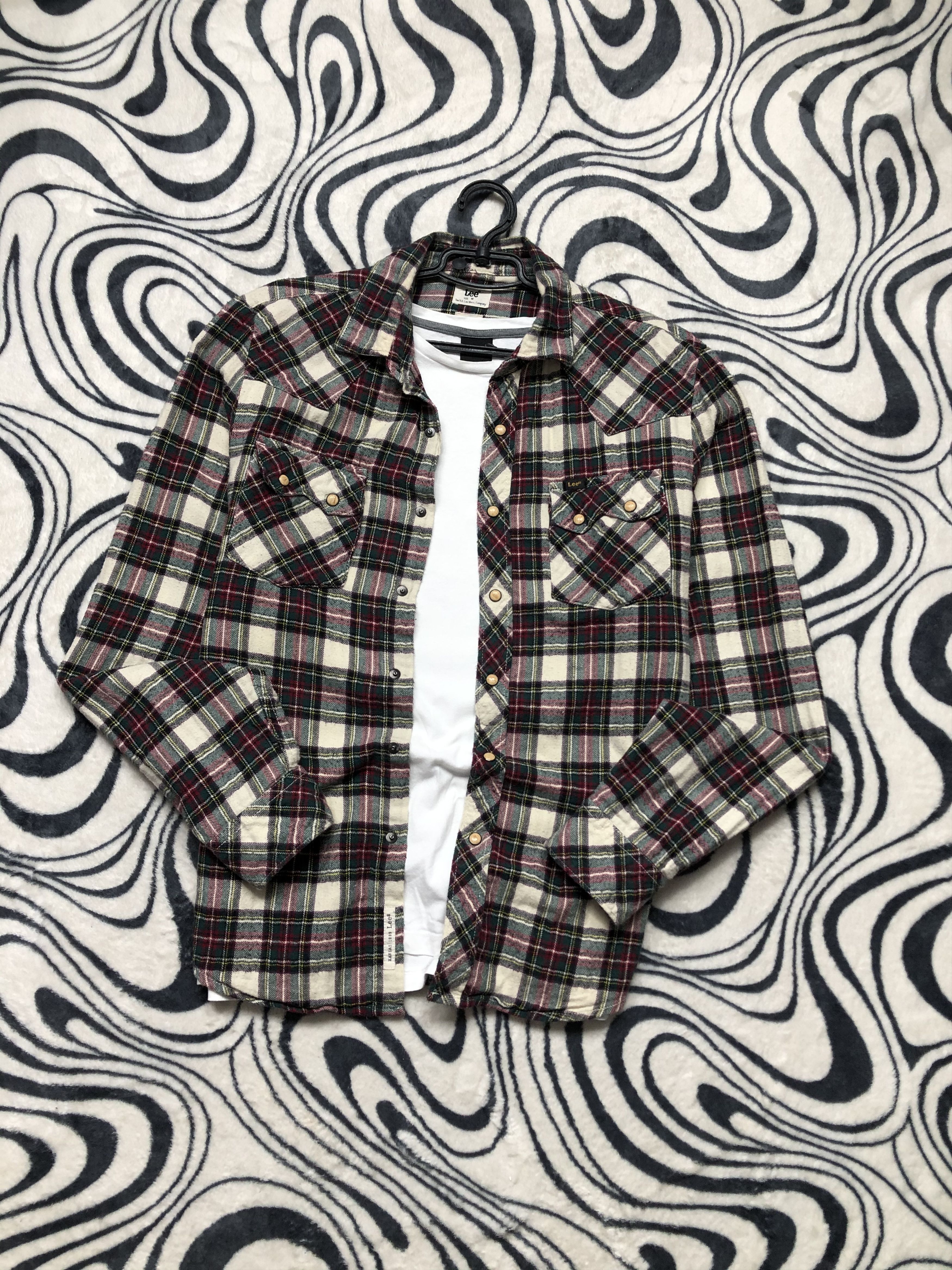 Flannel Lee Vintage Flannel Plaid Shirt Size US M / EU 48-50 / 2 - 1 Thumbnail