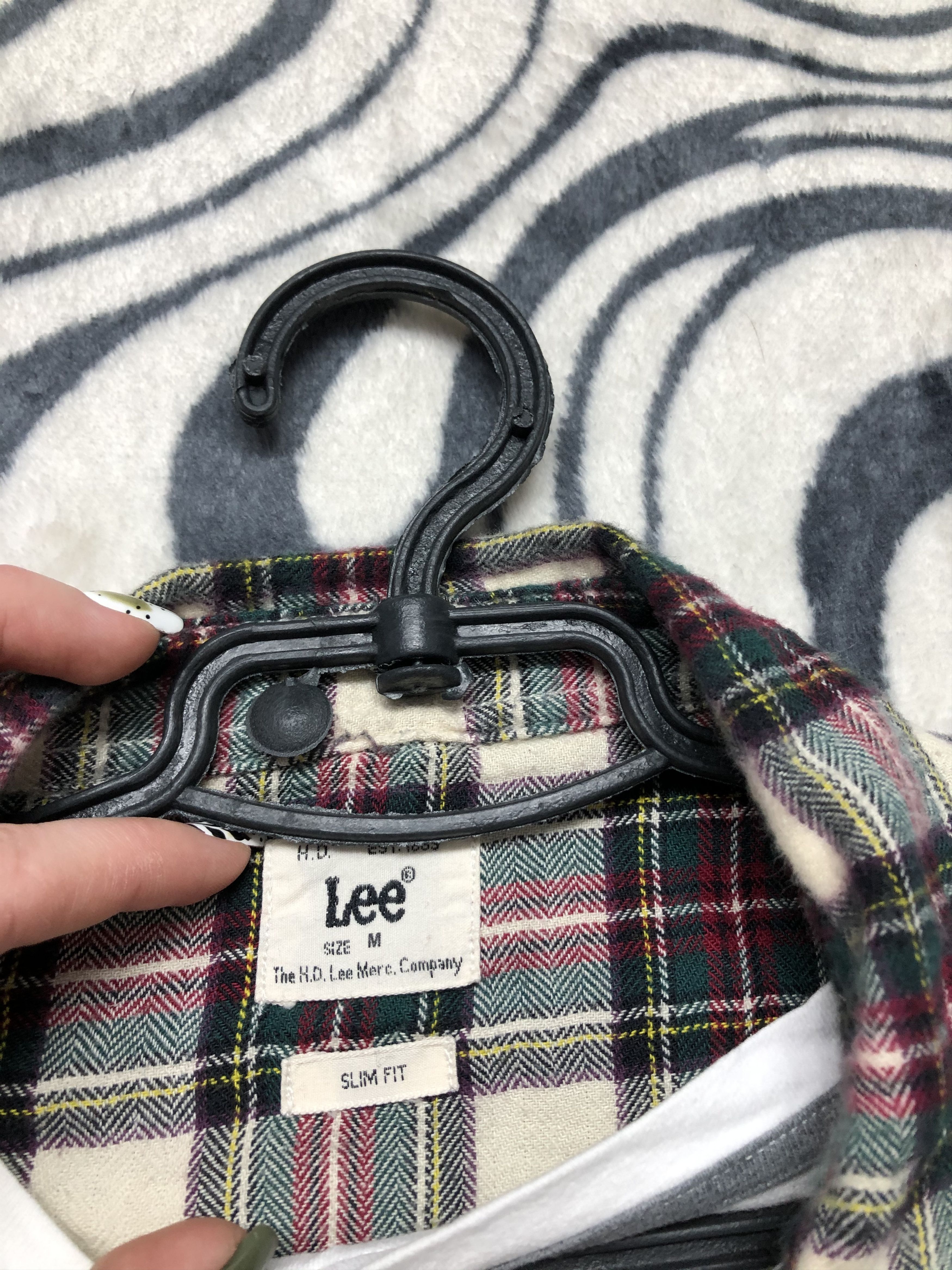 Flannel Lee Vintage Flannel Plaid Shirt Size US M / EU 48-50 / 2 - 4 Thumbnail