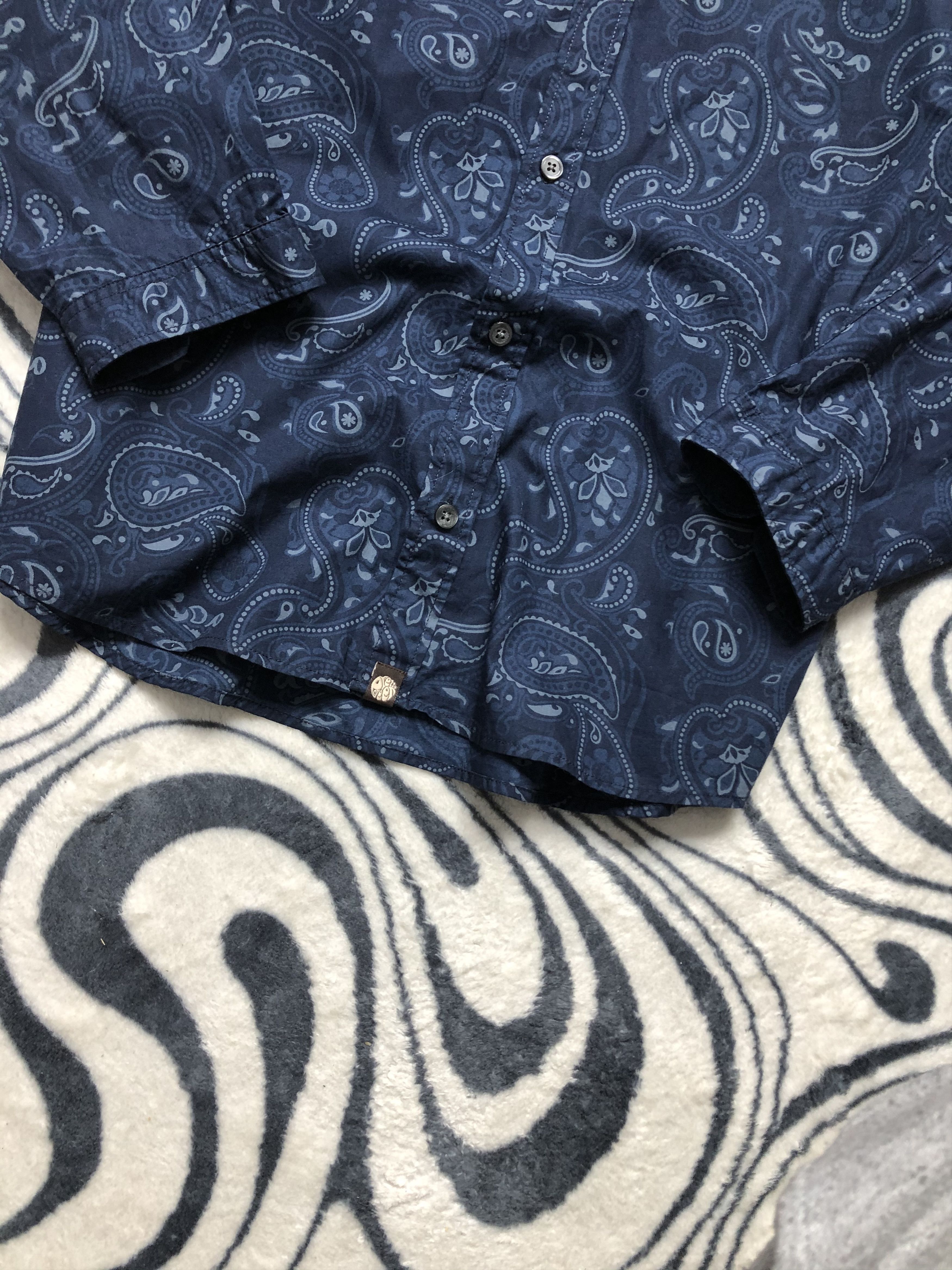 Pretty Green Pretty Green Mens Long Sleeve Shirt Size US XL / EU 56 / 4 - 3 Thumbnail