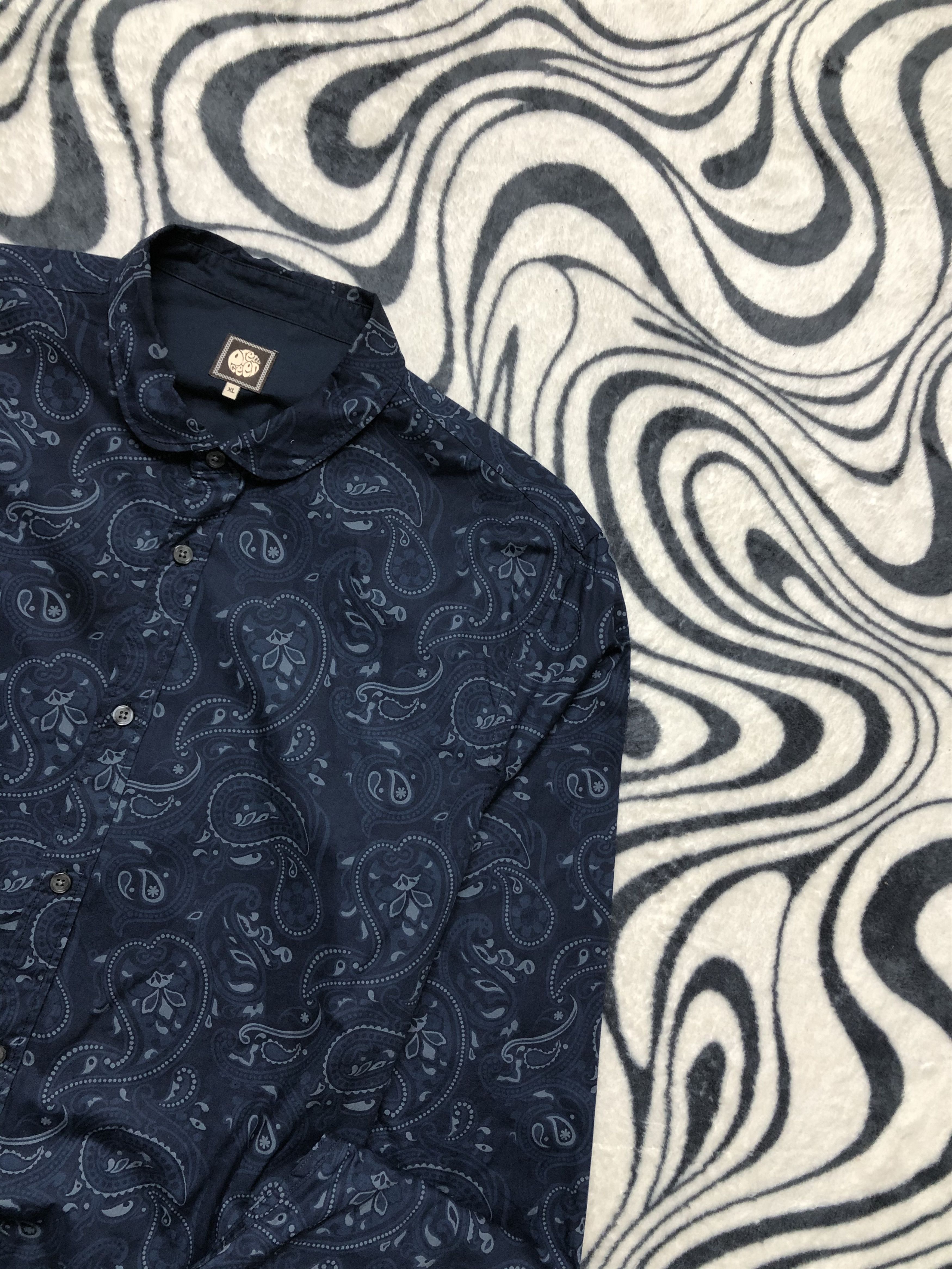 Pretty Green Pretty Green Mens Long Sleeve Shirt Size US XL / EU 56 / 4 - 2 Thumbnail