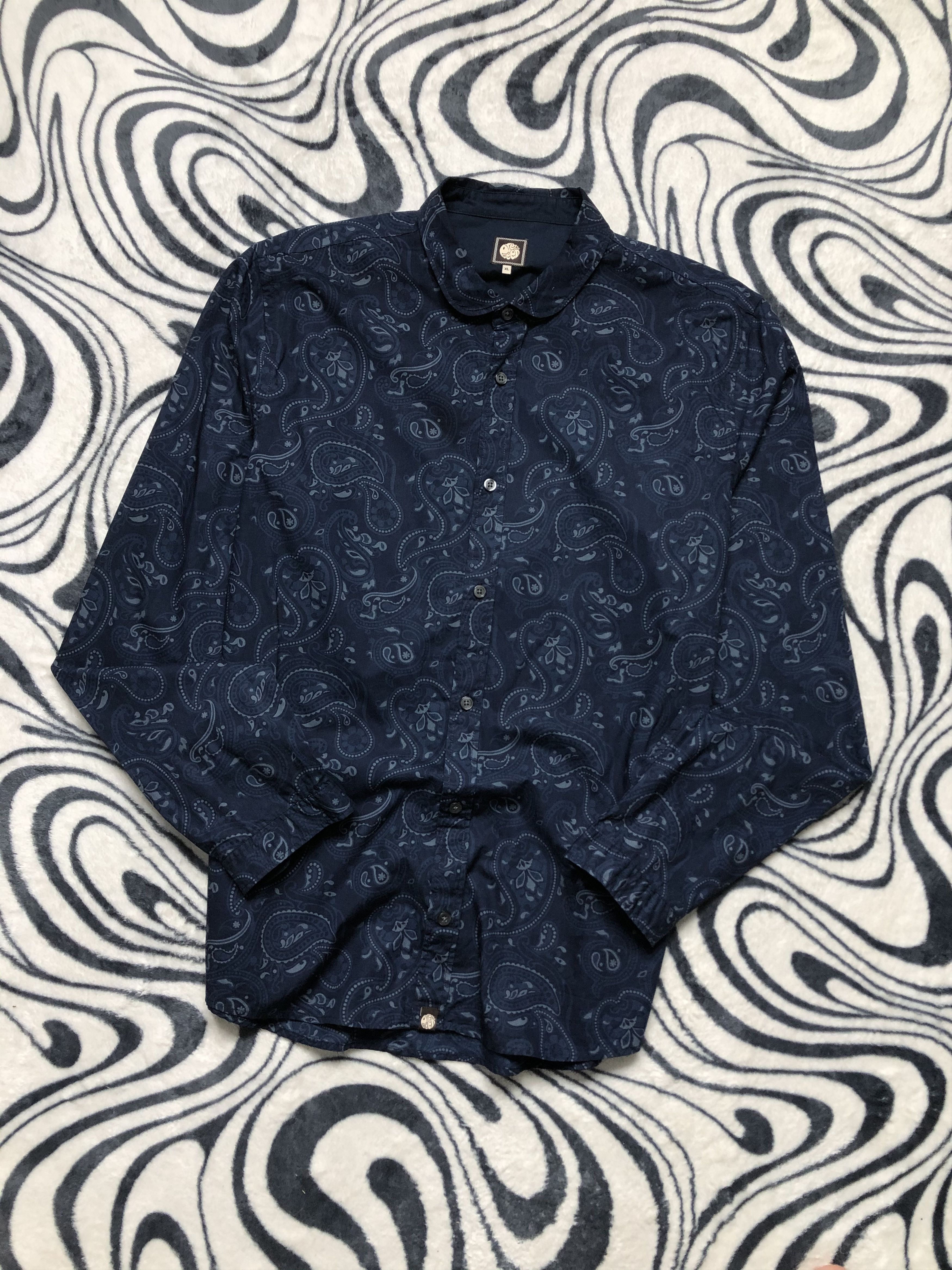 Pretty Green Pretty Green Mens Long Sleeve Shirt Size US XL / EU 56 / 4 - 1 Thumbnail