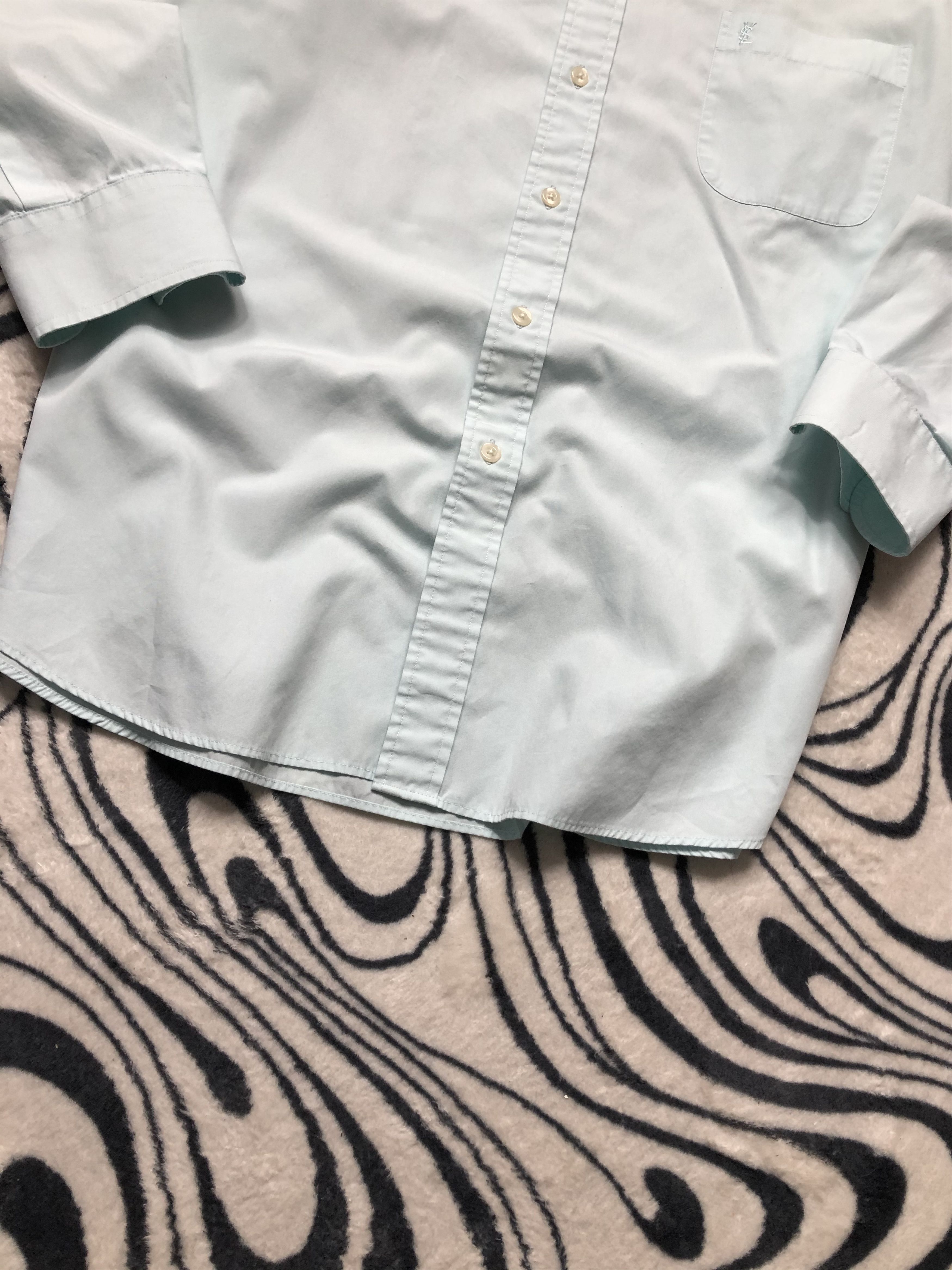 Yves Saint Laurent Yves Saint Laurent YSL Mens Long Sleeve Shirt Size US XXL / EU 58 / 5 - 3 Thumbnail