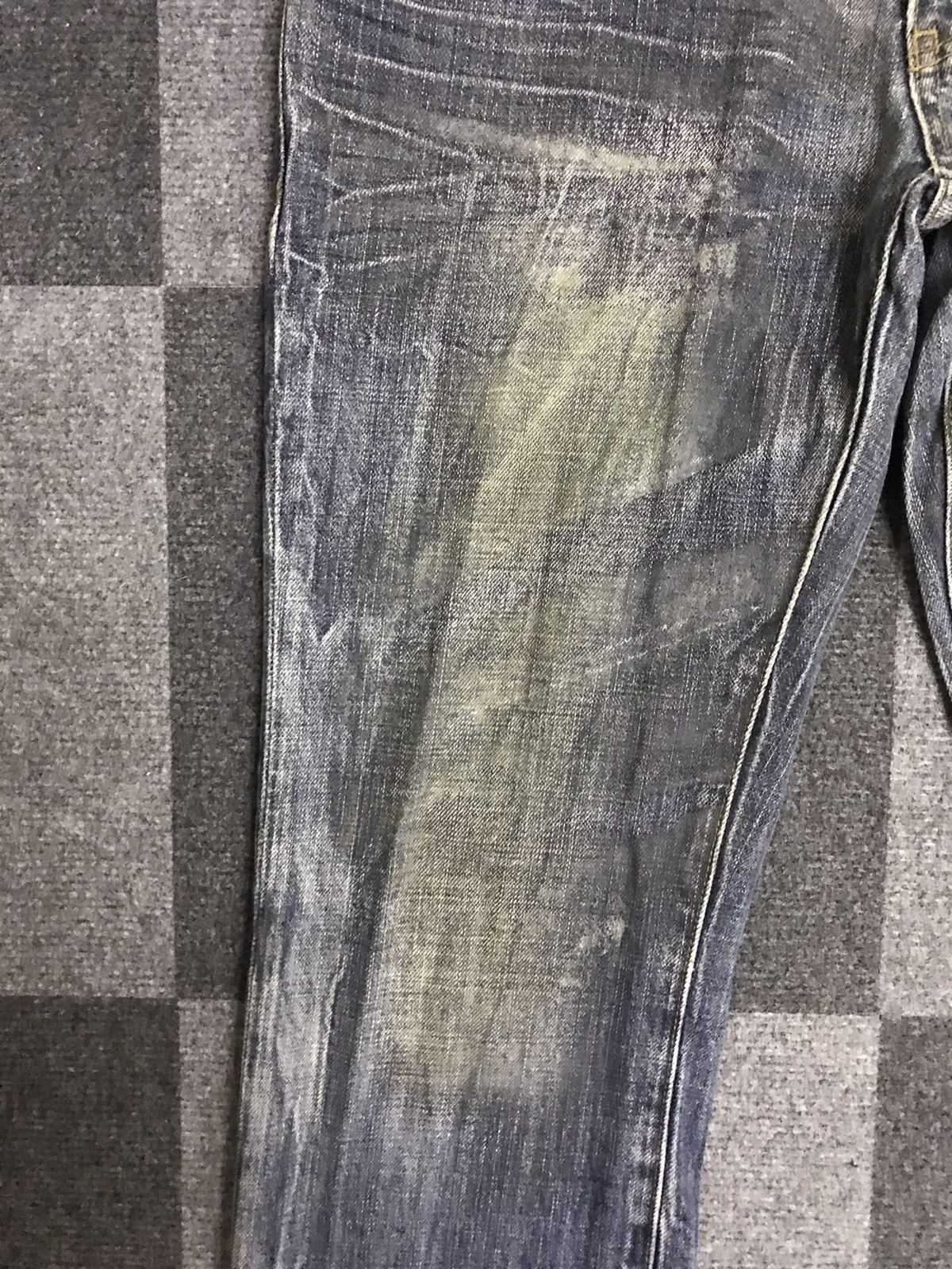 Japanese Brand × Seditionaries D124 DAILY NEWS Dirty Style Thunder Fades Jeans Size US 32 / EU 48 - 7 Thumbnail