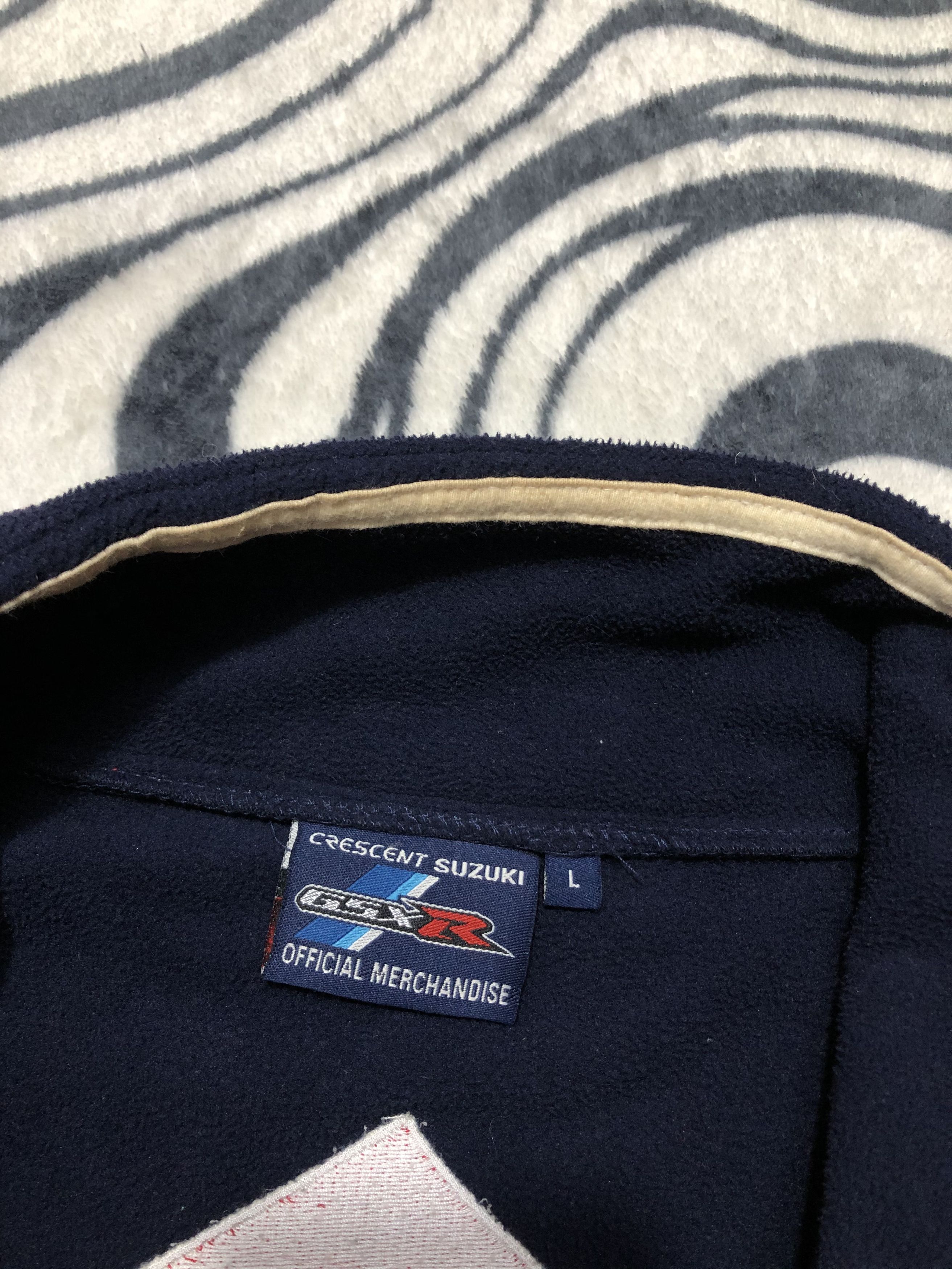 Vintage Suzuki Vintage Racing Fleece Jacket Size US XL / EU 56 / 4 - 6 Thumbnail