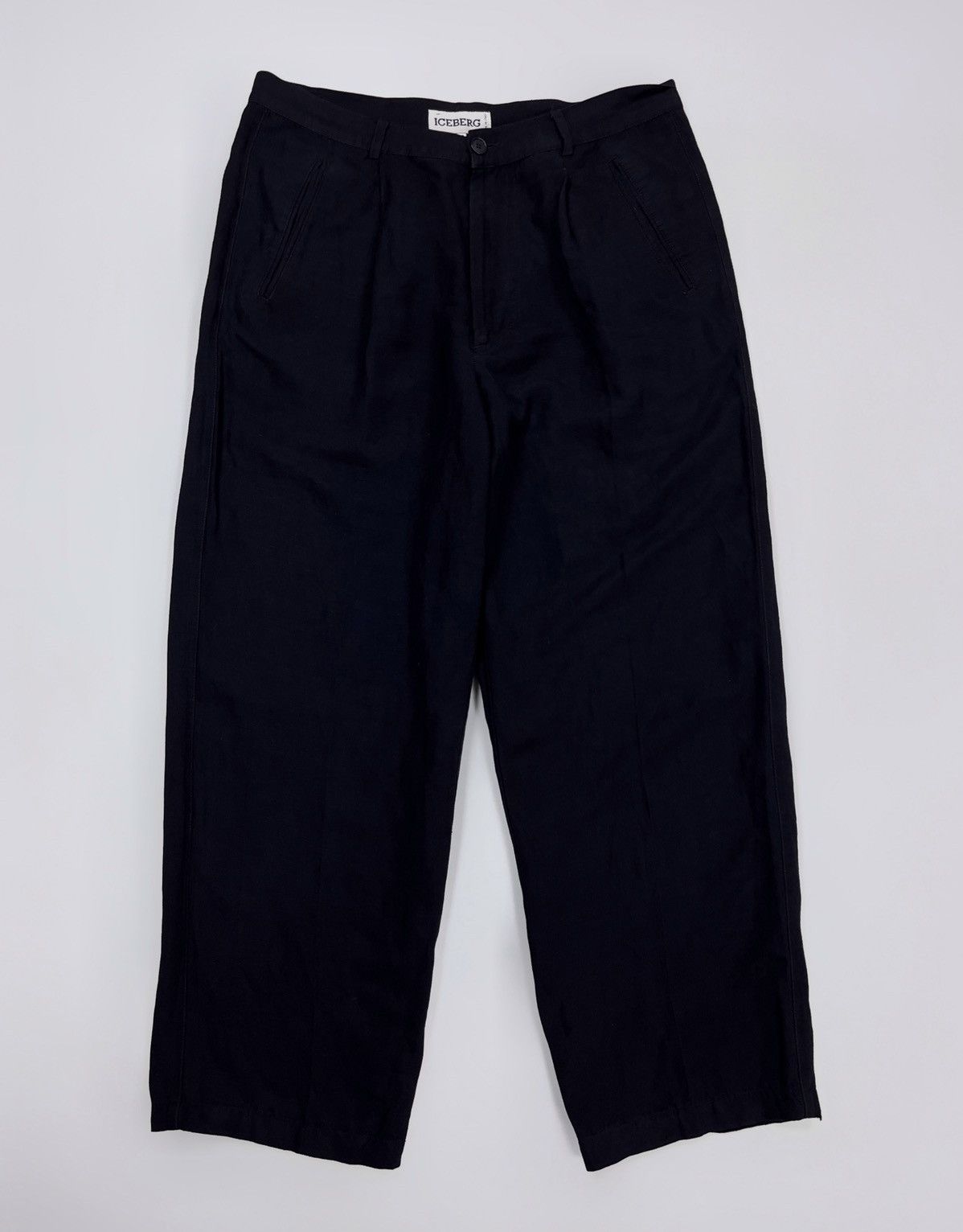 Iceberg × Japanese Brand 🔥 Vintage ICEBERG Relaxed Fit Japanese Pants Size US 34 / EU 50 - 1 Thumbnail