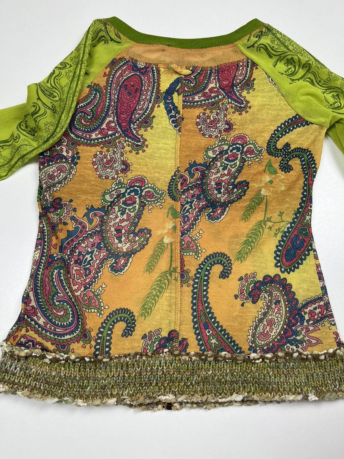 Japanese Brand Vintage Mesh Jean Paul Gaultier Style Zip Sweater Blouse Size L / US 10 / IT 46 - 11 Thumbnail