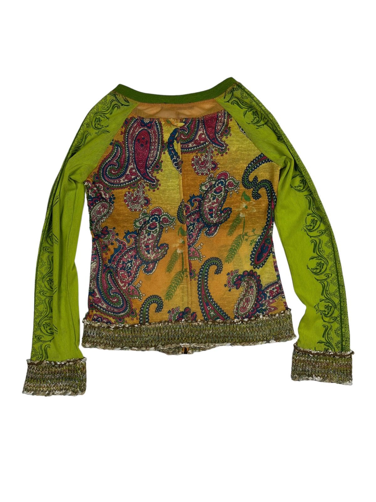 Japanese Brand Vintage Mesh Jean Paul Gaultier Style Zip Sweater Blouse Size L / US 10 / IT 46 - 3 Thumbnail