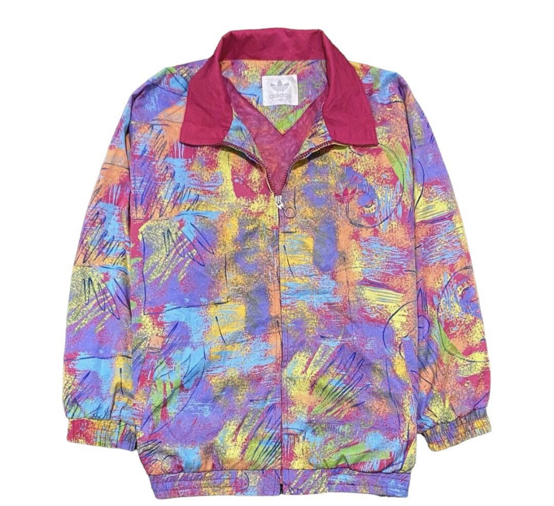 Vintage Adidas Jacket Bomber 1993 / Multicolor Rare
