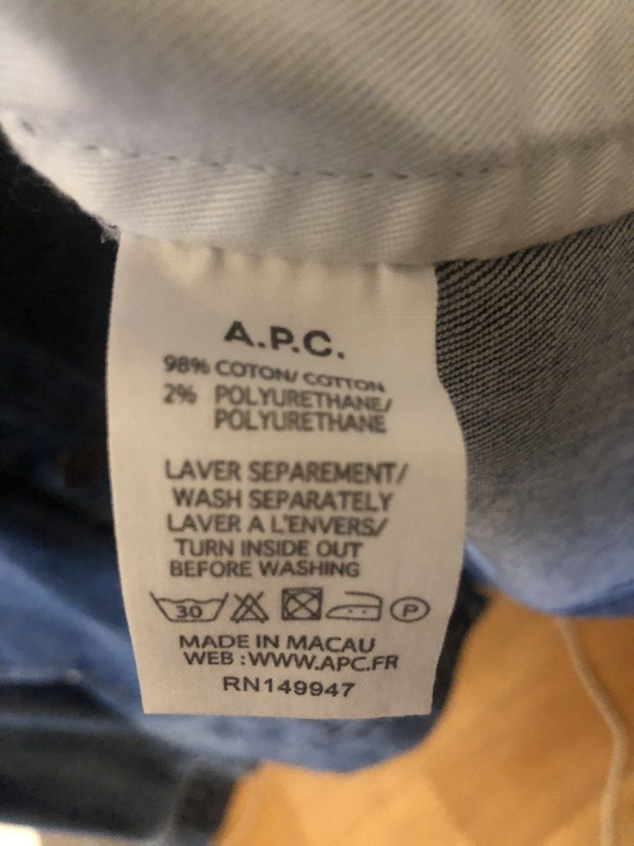 A.P.C. 12.75oz Stonewashed Denim Jacket Size US S / EU 44-46 / 1 - 4 Thumbnail