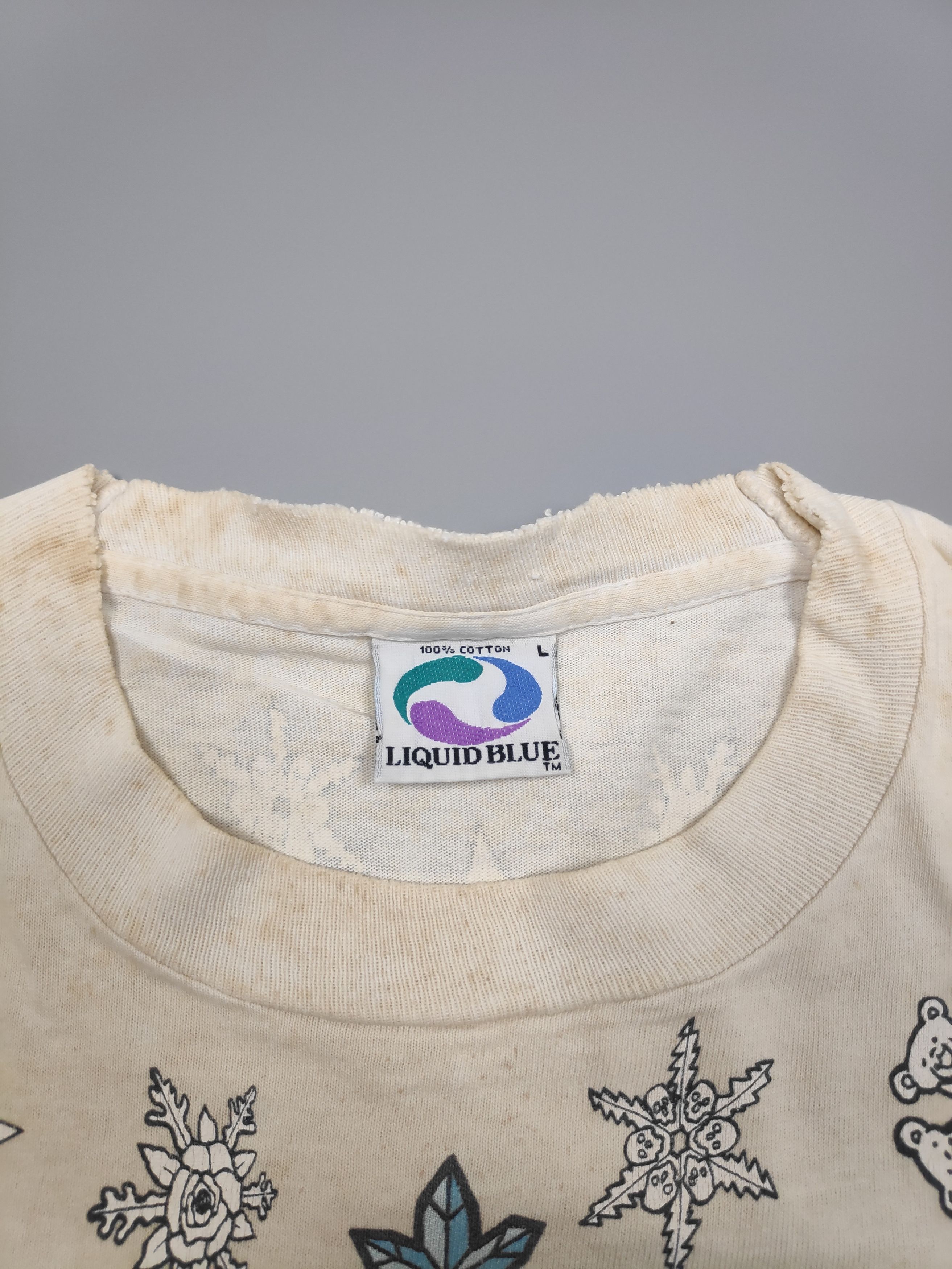 Band Tees × Grateful Dead × Liquid Blue DISTRESSED GRATEFUL DEAD X LIQUID BLUE Size US L / EU 52-54 / 3 - 17 Thumbnail