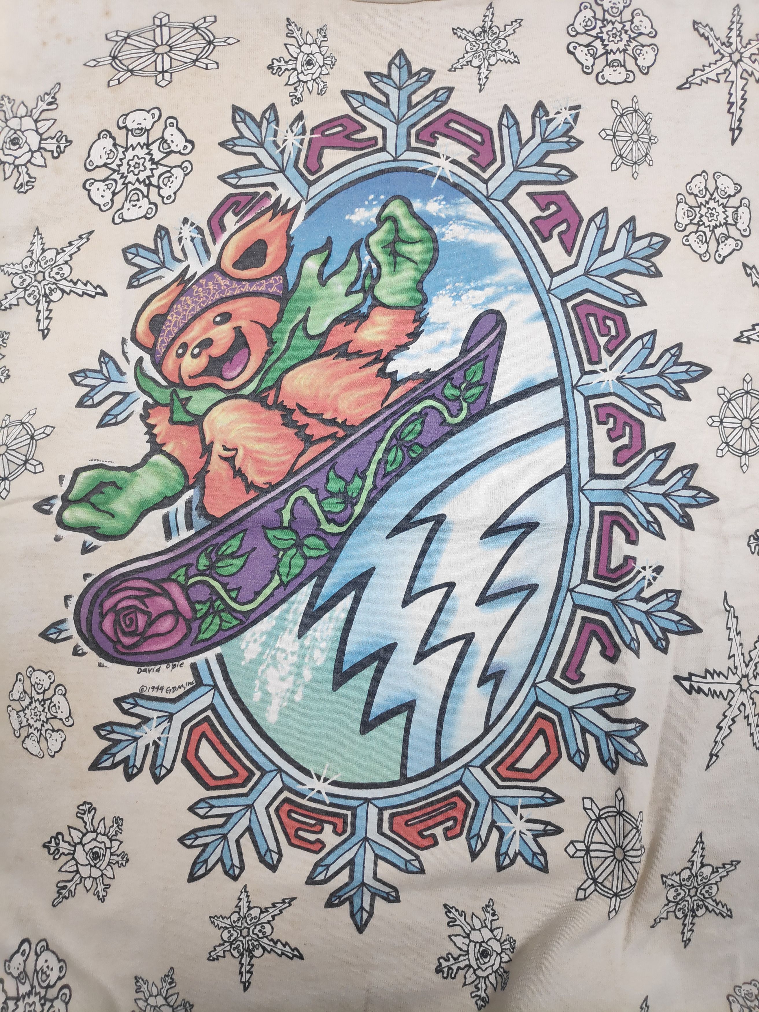 Band Tees × Grateful Dead × Liquid Blue DISTRESSED GRATEFUL DEAD X LIQUID BLUE Size US L / EU 52-54 / 3 - 13 Thumbnail