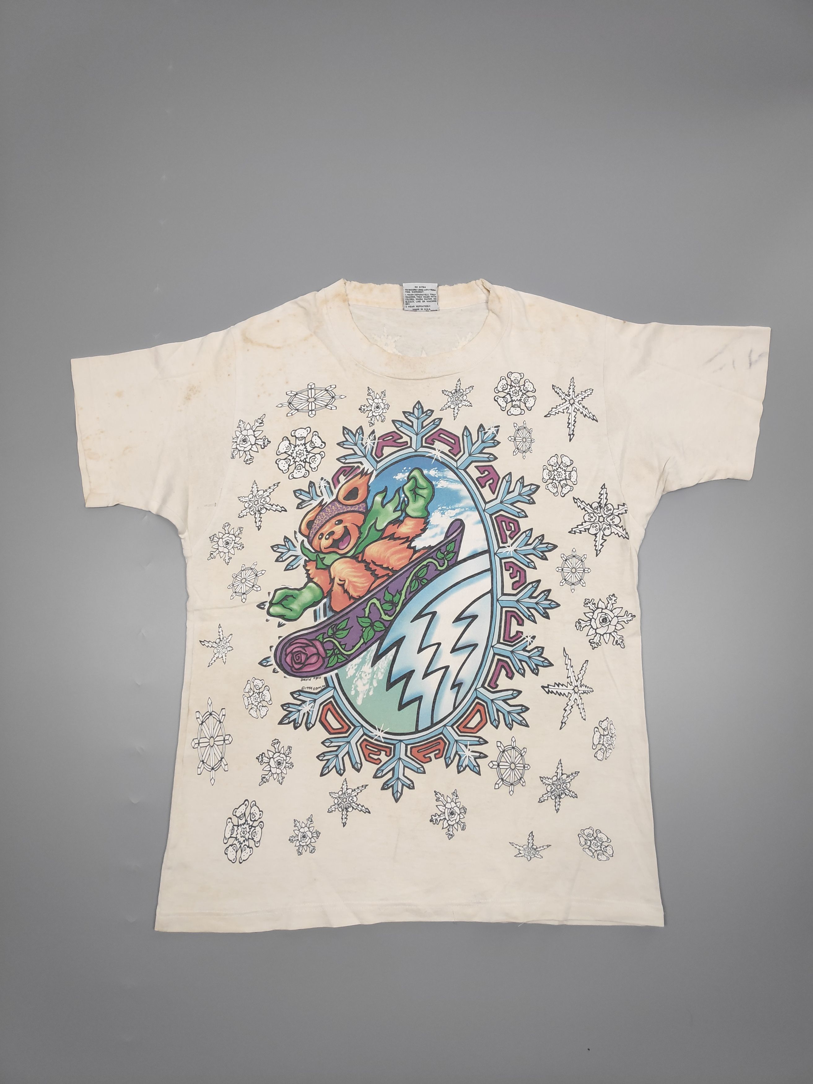 Band Tees × Grateful Dead × Liquid Blue DISTRESSED GRATEFUL DEAD X LIQUID BLUE Size US L / EU 52-54 / 3 - 1 Thumbnail