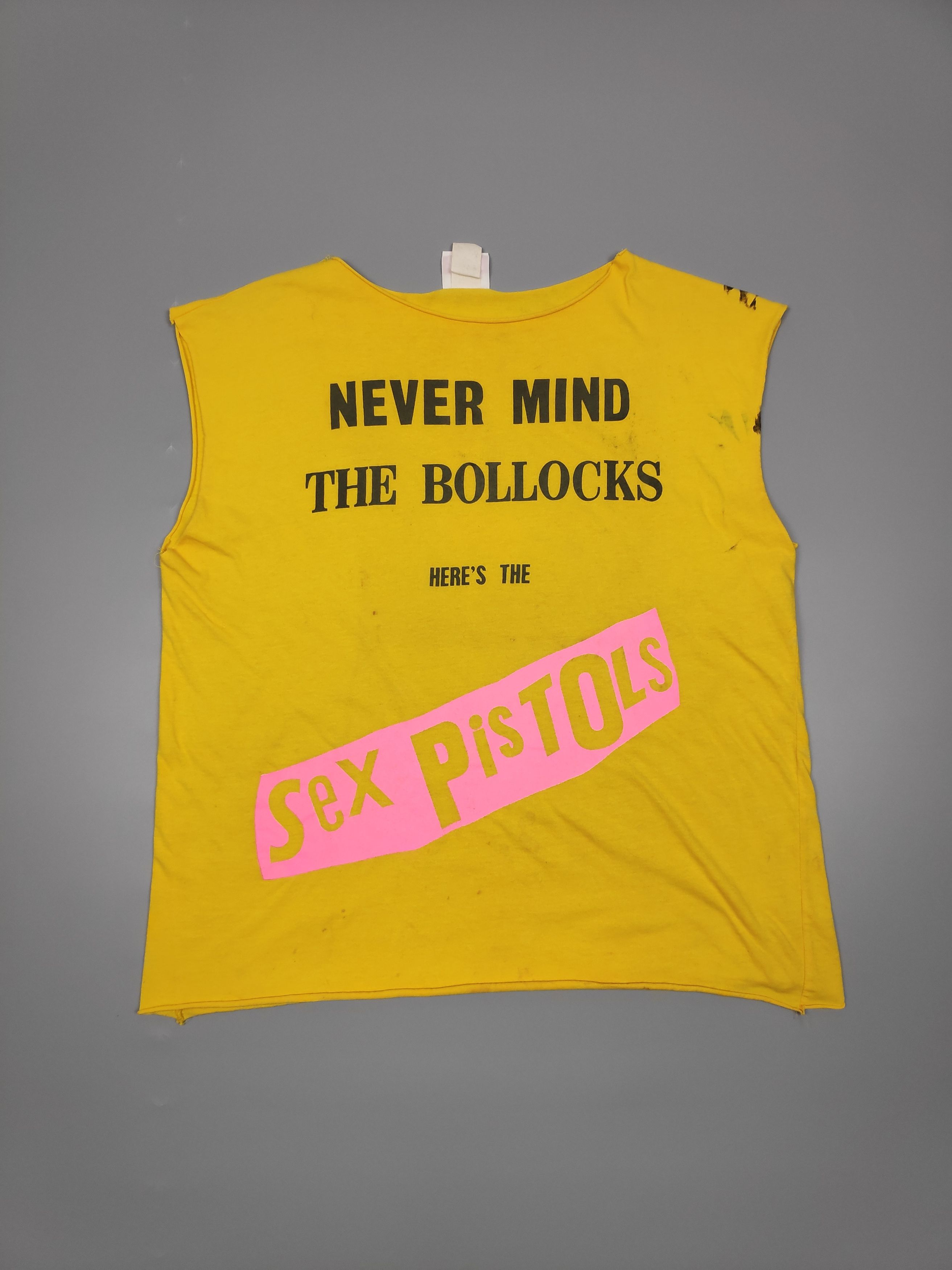 image of Band Tees x Bravado Sex Pistols Never Mind The Bollocks "god Save The Queen" in Yellow (Size XL)