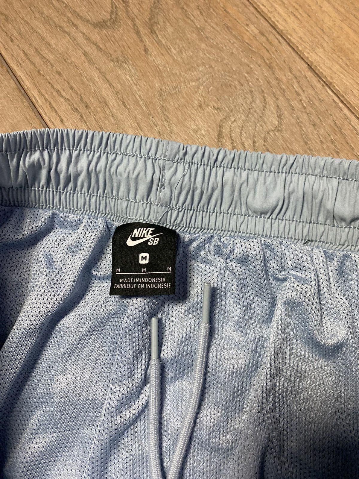 Nike × Vintage Nike SB vintage baby blue track pants big swoosh Size US 30 / EU 46 - 3 Thumbnail