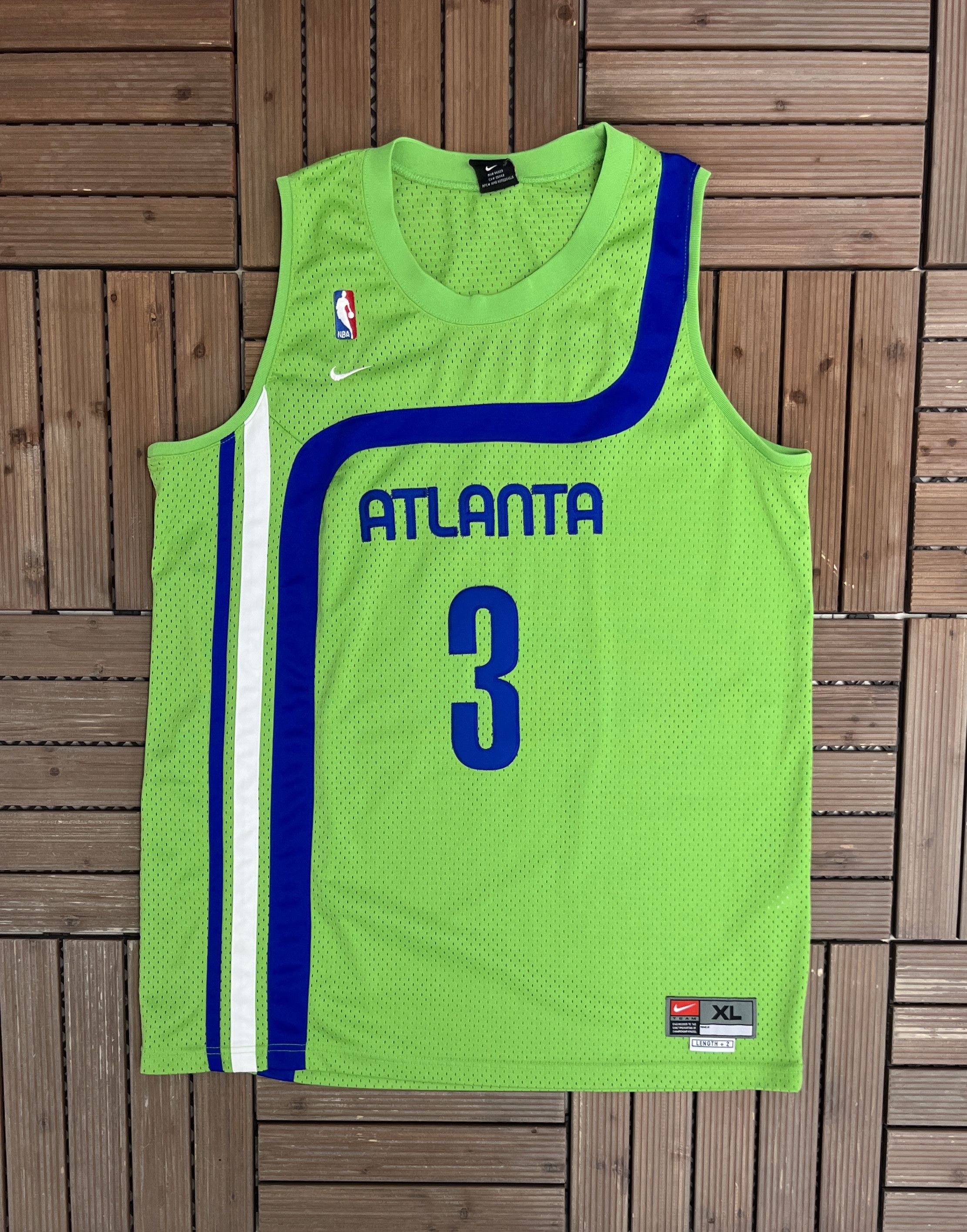 Nike Vintage Atlanta Hawks Basketball Shooting Jersey Size L Authentic  Warmup | Grailed