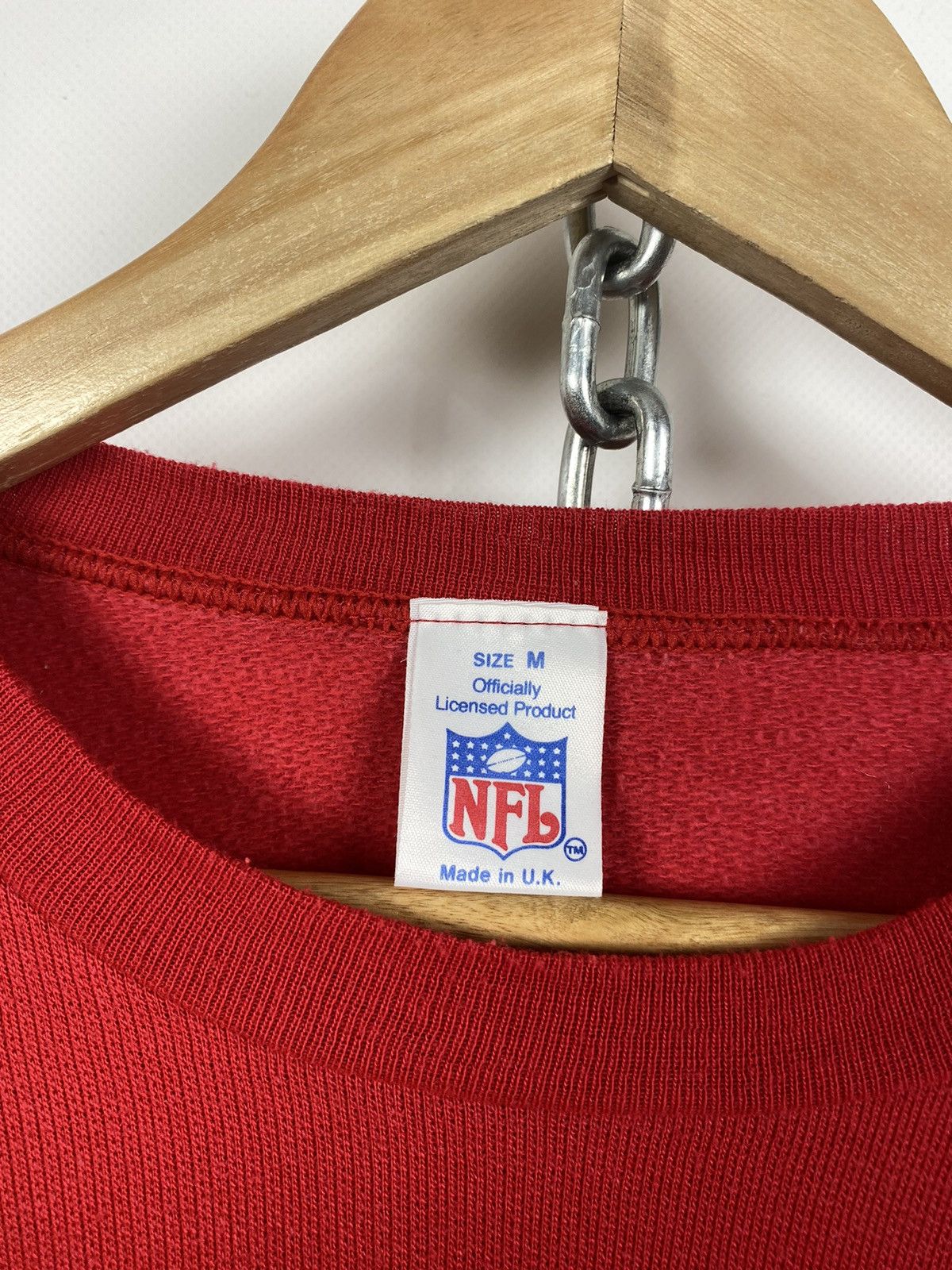 NFL 1970s Vintage New England Patriots NFL Red Sweatshirt Size US M / EU 48-50 / 2 - 14 Thumbnail