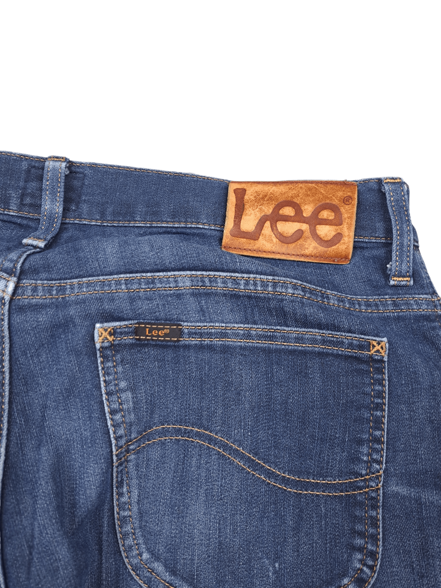 Lee × Vintage 💎 Vintage Lee 321/32 "RIder" Washed Blue Distressed Jeans Size US 31 - 3 Thumbnail