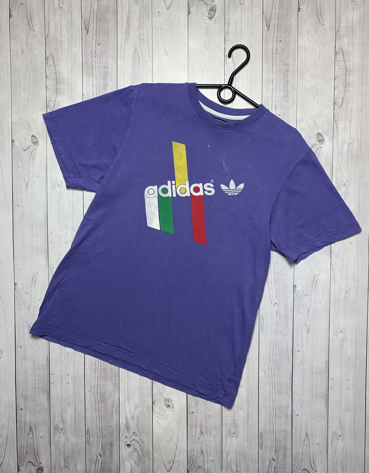 Vintage Adidas originals tee size M rare purple