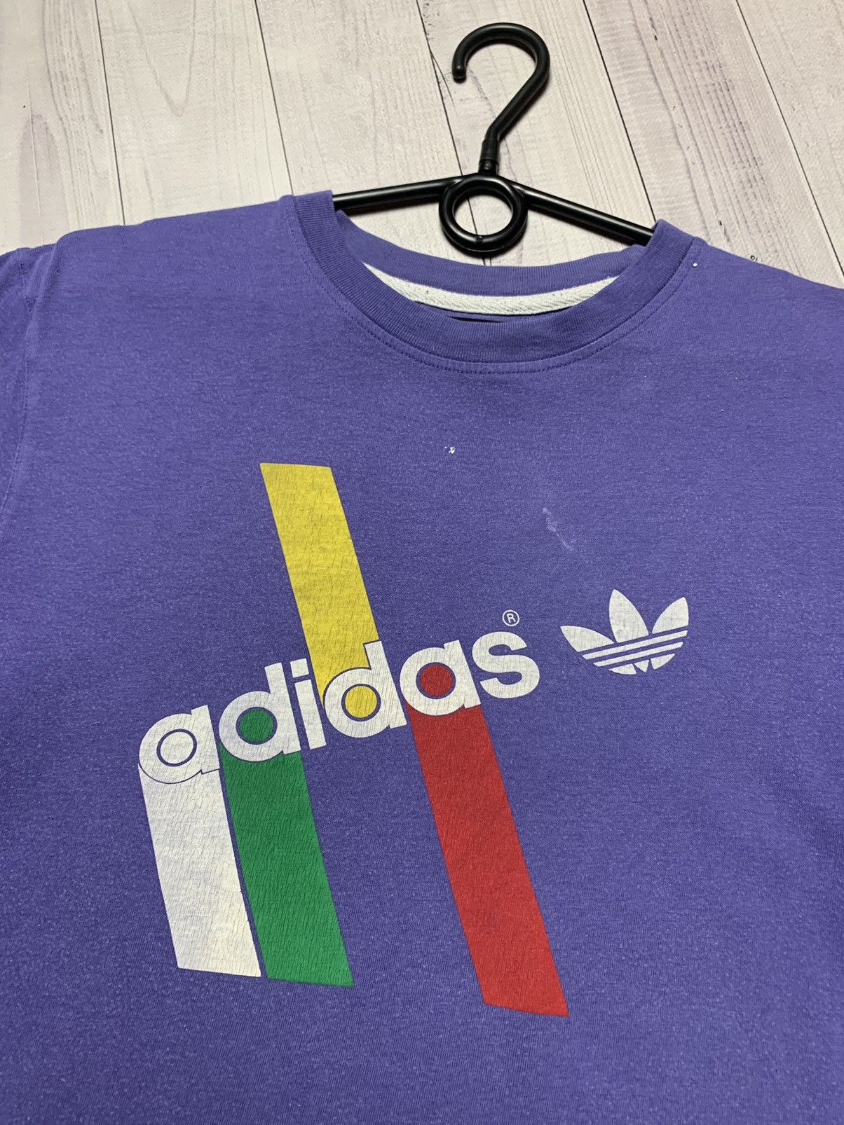Adidas × Vintage Vintage Adidas originals tee size M rare purple Size US M / EU 48-50 / 2 - 2 Thumbnail