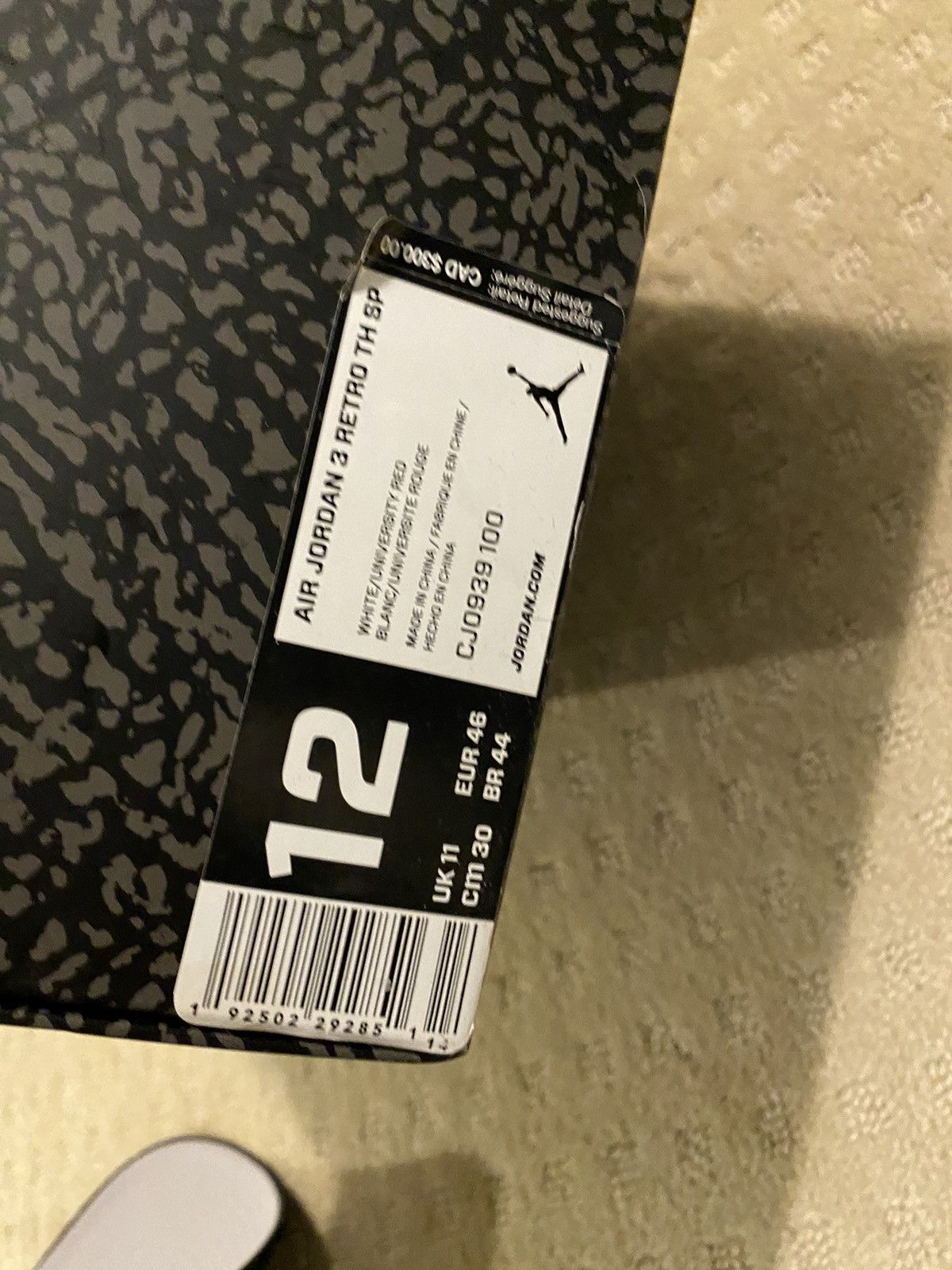 Jordan Brand Nike Air Jordan x Tinker Hadfield Retro 3 Red & White Size US 12 / EU 45 - 10 Thumbnail