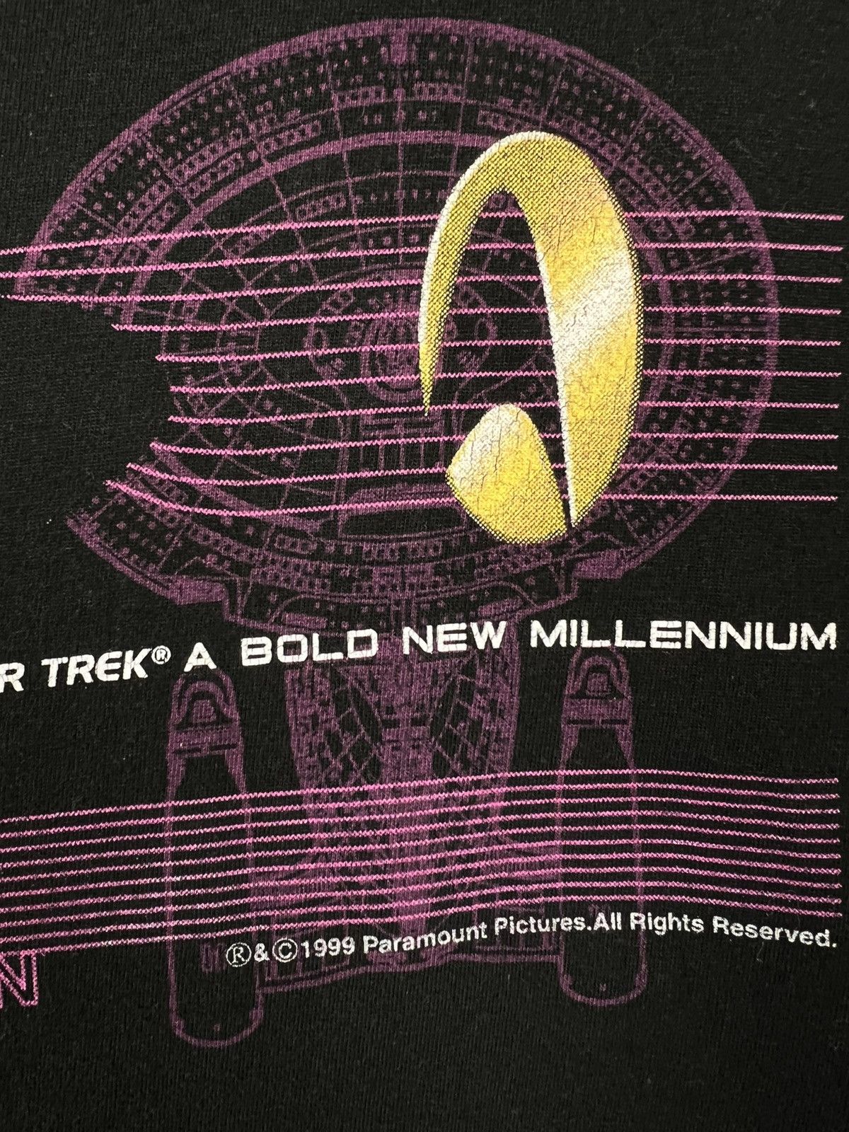 Star Wars × Vintage tage 1999 Star Trek A Bold New Millennium Movie Shirt Size US XL / EU 56 / 4 - 4 Thumbnail
