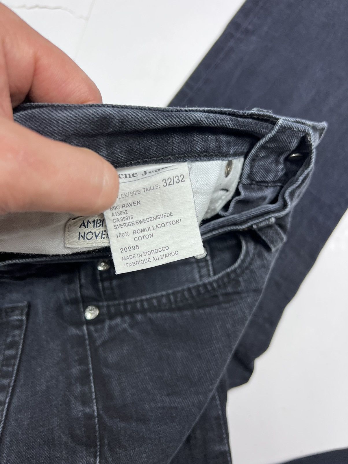 Acne Studios Acne Studios Mic Raven Jeans Size US 32 / EU 48 - 7 Thumbnail