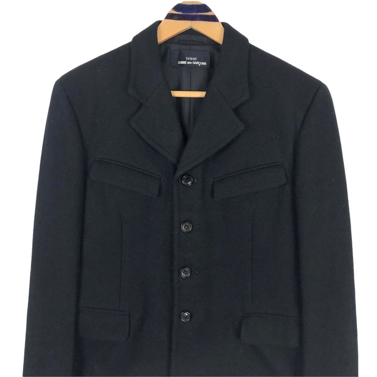 Comme des Garcons Vintage Tricot Comme Des Garcons AD1998 Wool Jacket Size S / US 4 / IT 40 - 5 Thumbnail