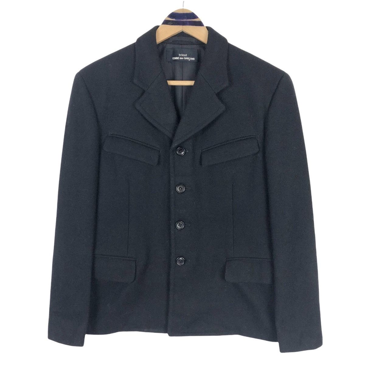 Comme des Garcons Vintage Tricot Comme Des Garcons AD1998 Wool Jacket Size S / US 4 / IT 40 - 1 Thumbnail