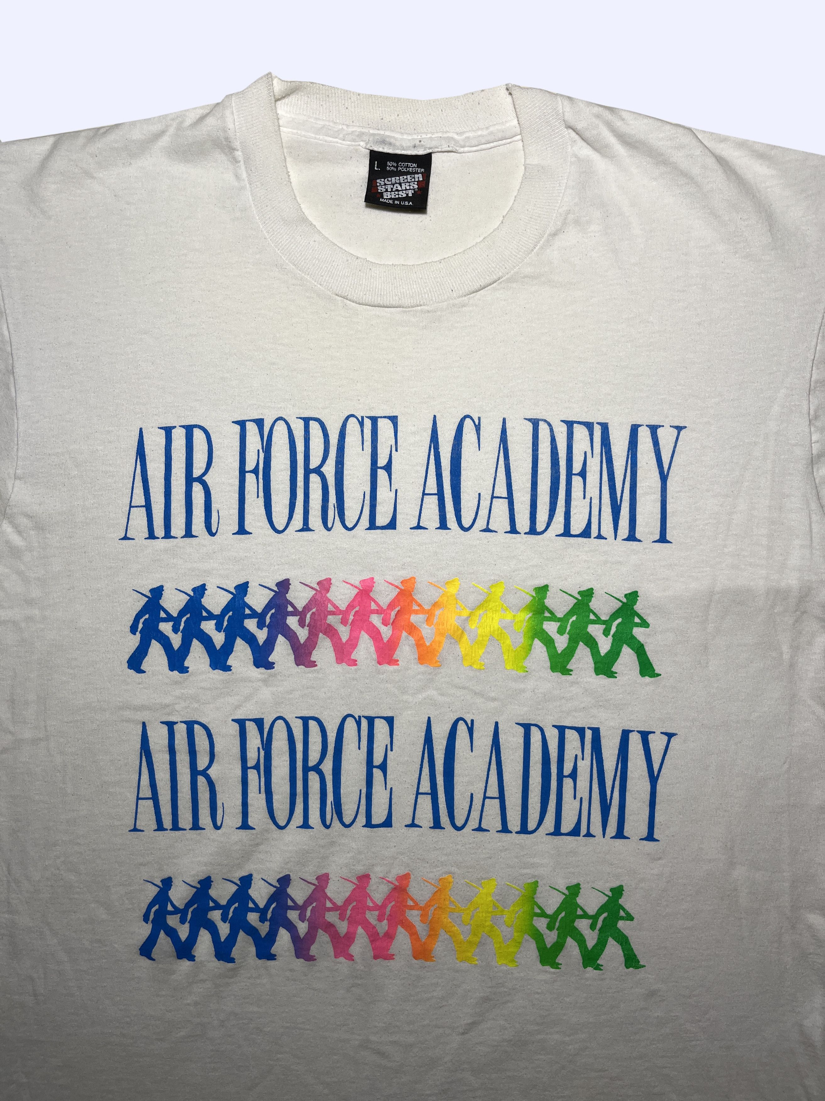 Other US Air force Academy Vintage Single Stitch 80s T-shirt Size US L / EU 52-54 / 3 - 2 Thumbnail