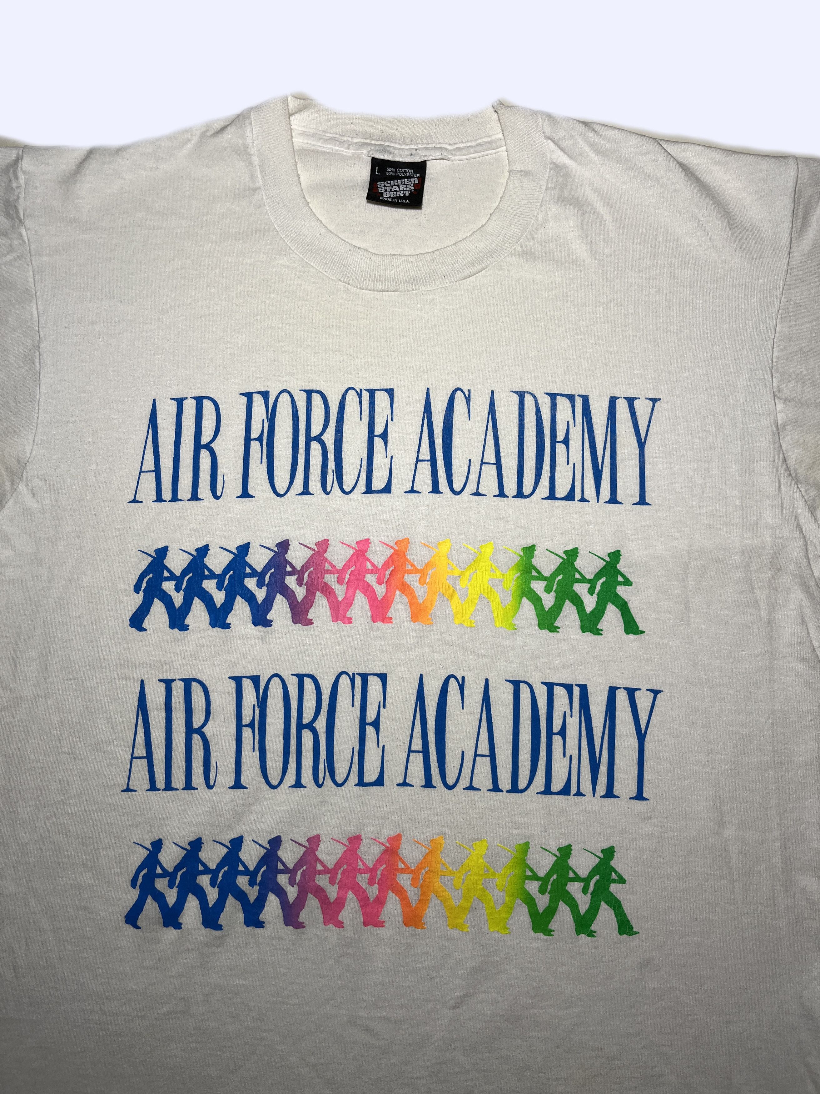 Other US Air force Academy Vintage Single Stitch 80s T-shirt Size US L / EU 52-54 / 3 - 3 Thumbnail