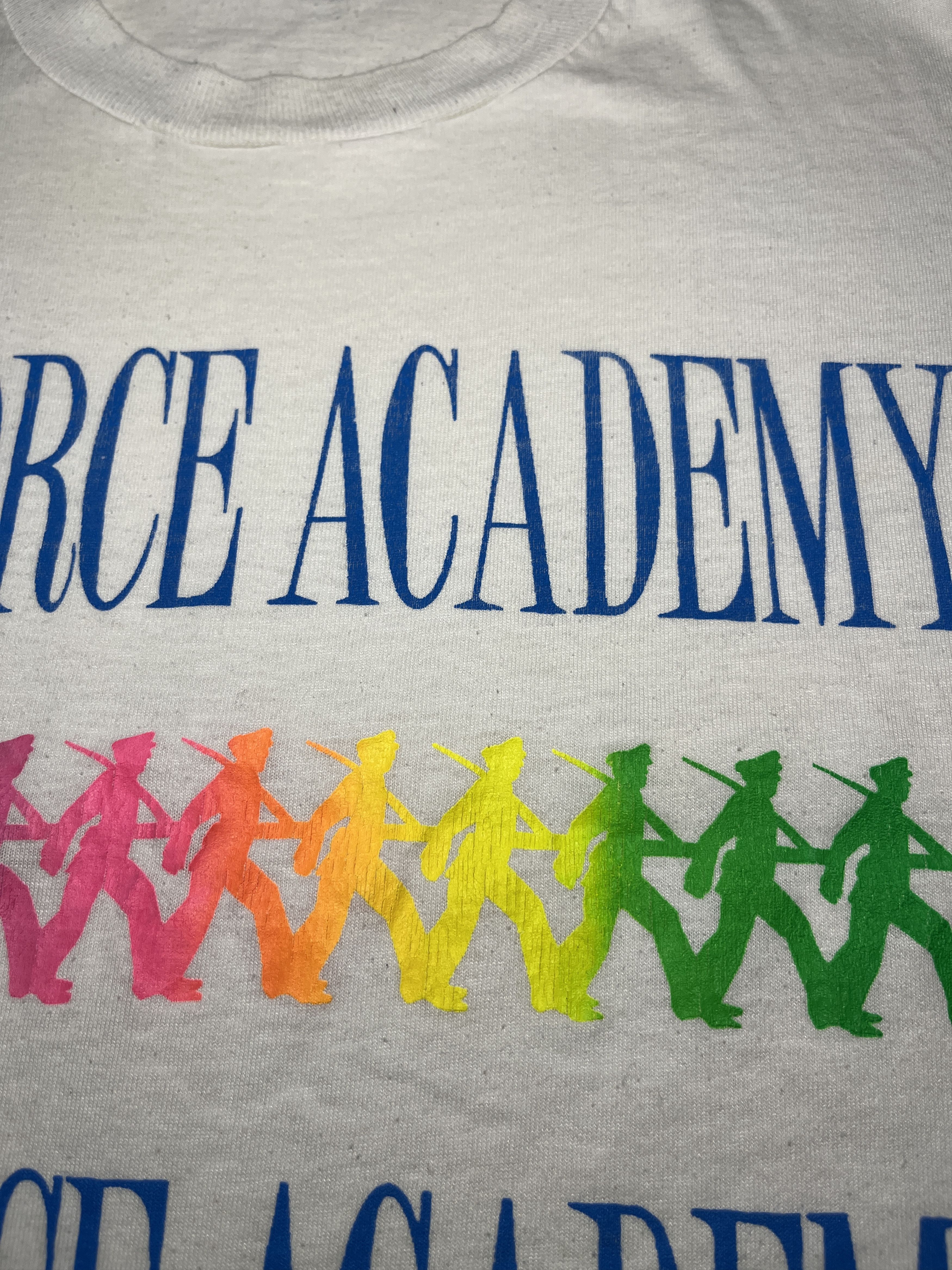 Other US Air force Academy Vintage Single Stitch 80s T-shirt Size US L / EU 52-54 / 3 - 4 Thumbnail
