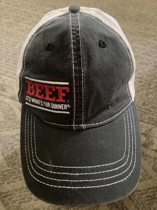 Snap Back BEEF It's What's For Dinner Snapback Trucker Hat Cap