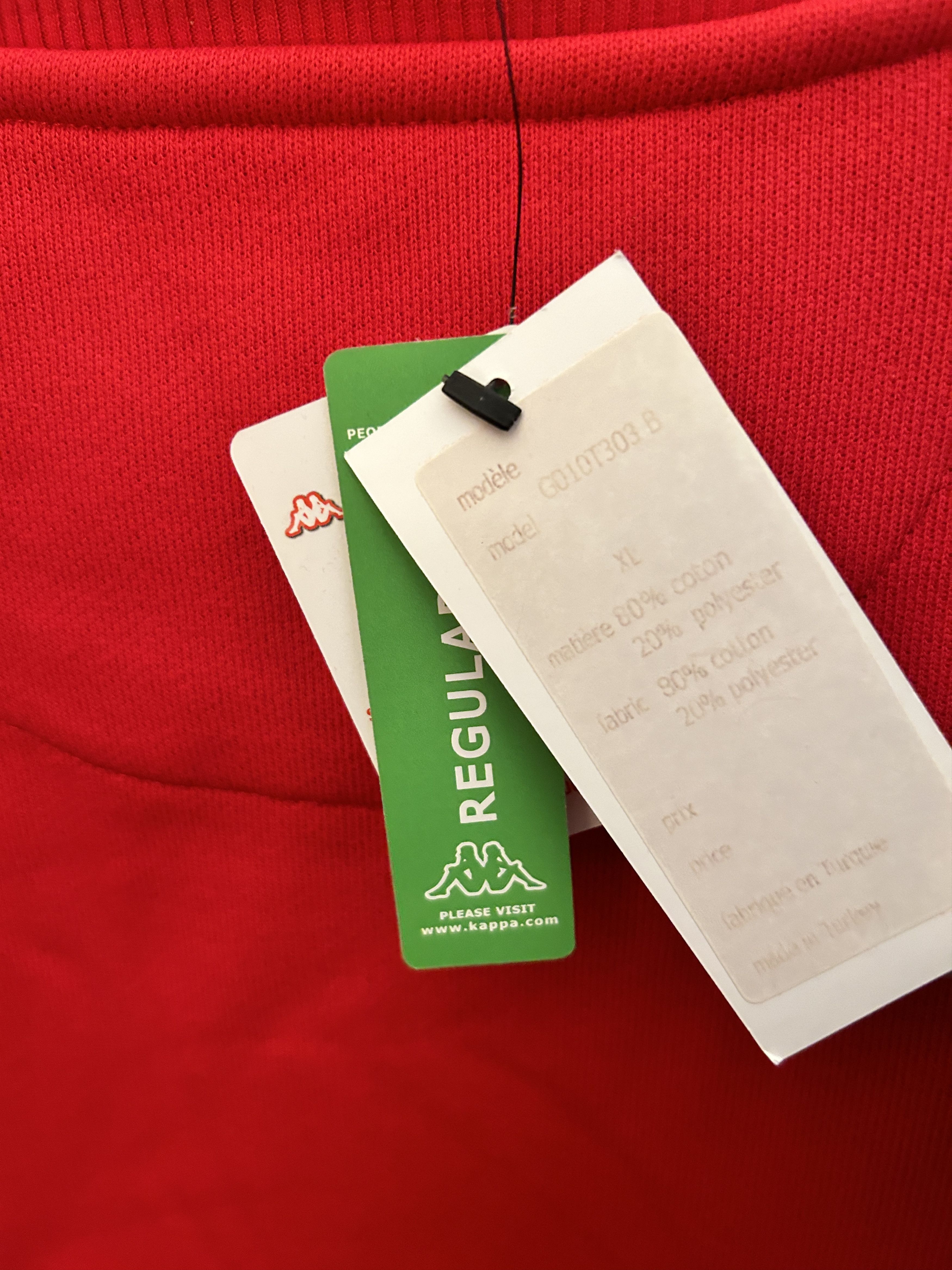 Gosha Rubchinskiy × Kappa GOSHA RUBCHINSKIY kappa sweatshirt red logo crewneck size XL Size US XL / EU 56 / 4 - 4 Thumbnail