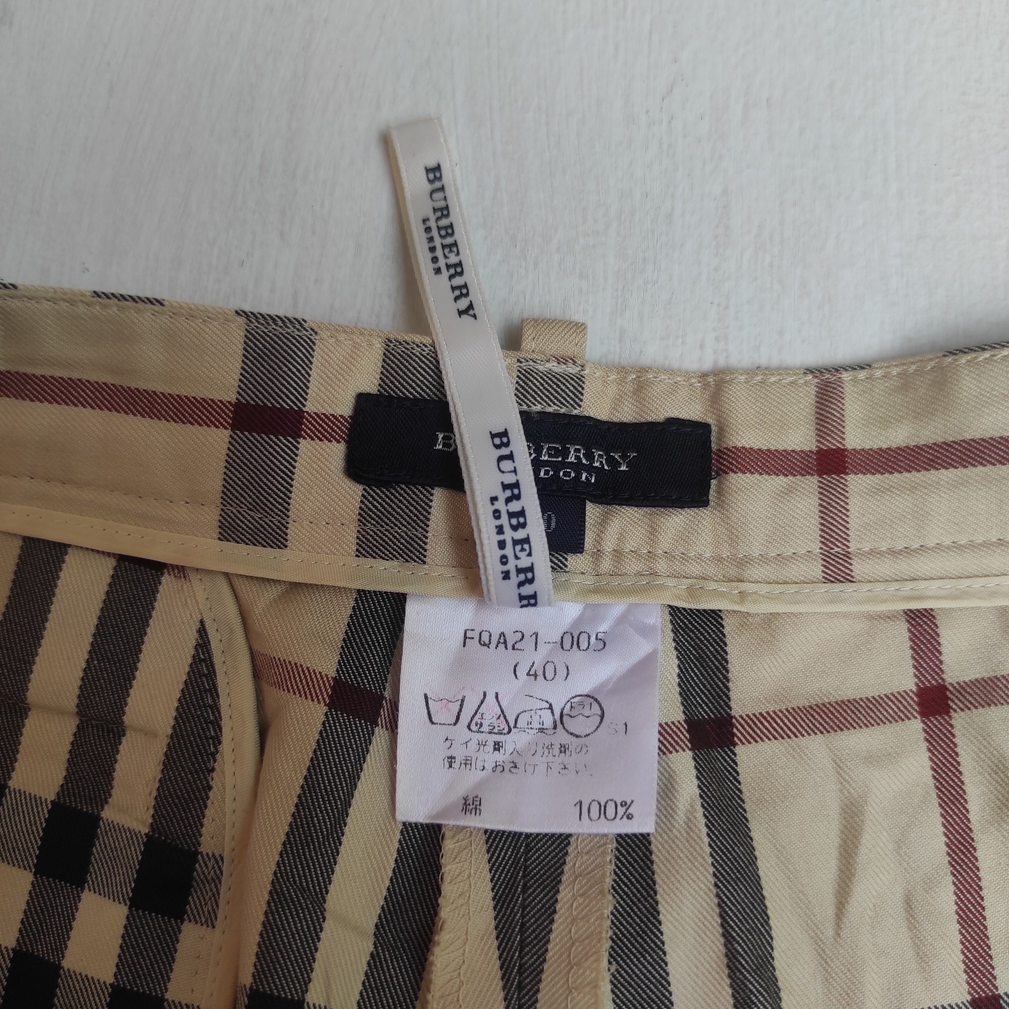 Burberry Burberry Novacheck Pants Size 27" / US 4 / IT 40 - 10 Thumbnail