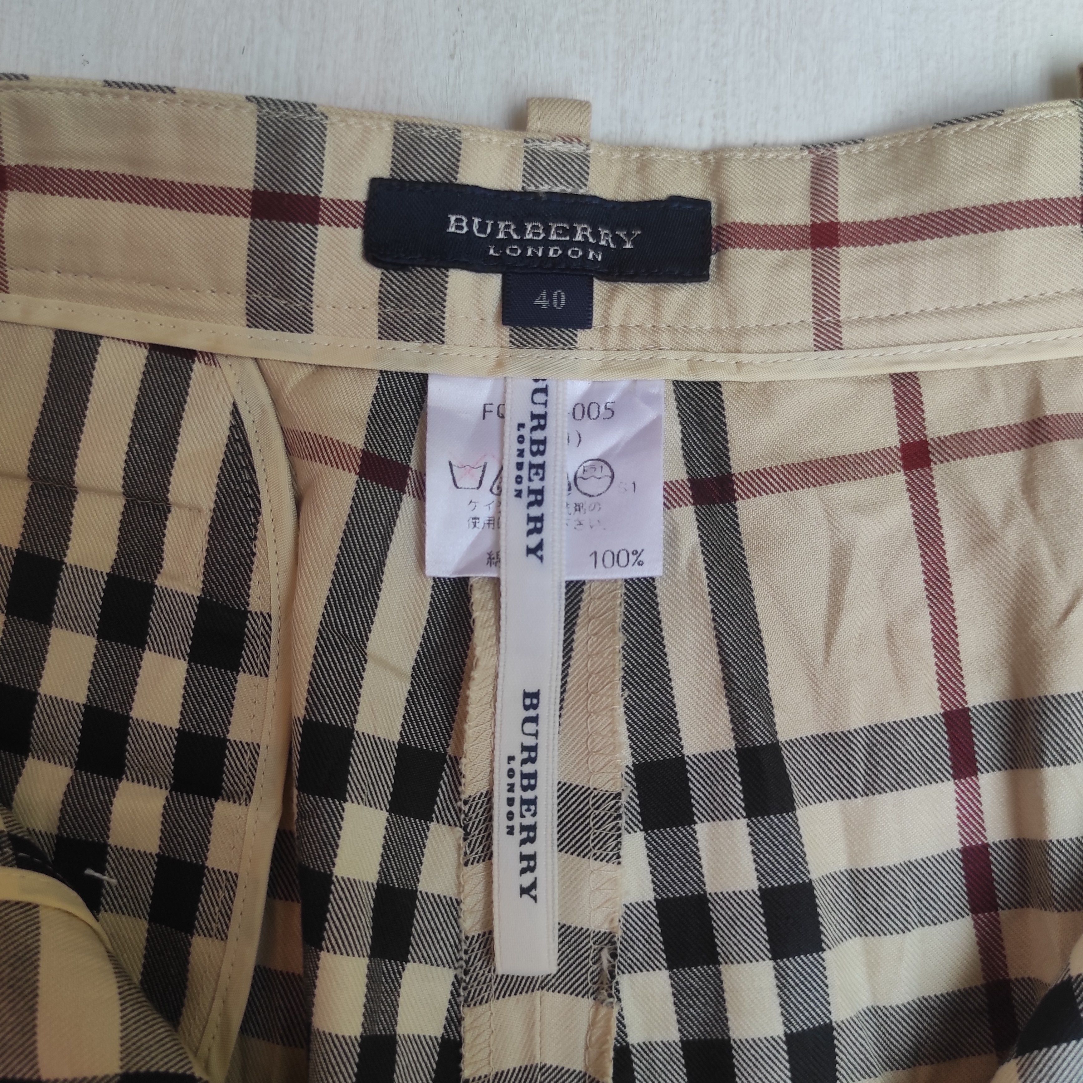 Burberry Burberry Novacheck Pants Size 27" / US 4 / IT 40 - 9 Thumbnail
