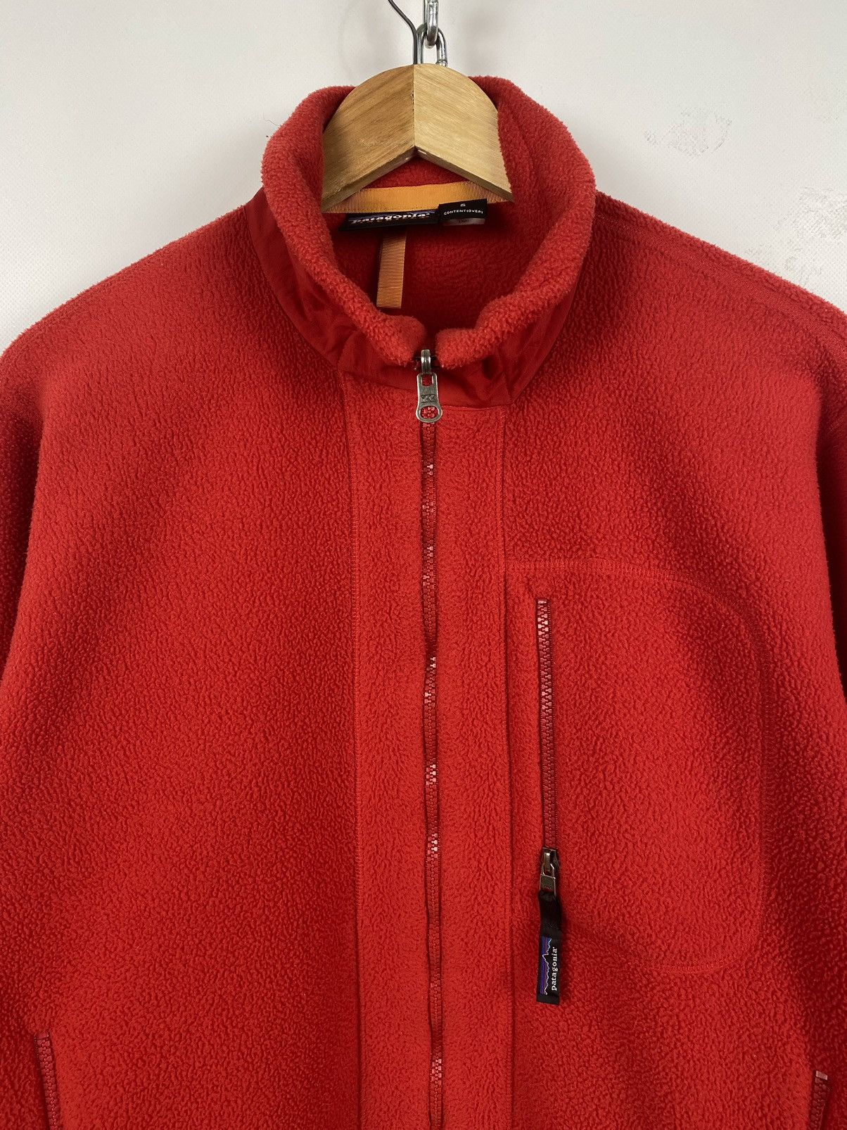 Patagonia Vintage Patagonia Synchilla Zip Red Fleece Jacket Pullover Size US S / EU 44-46 / 1 - 4 Thumbnail