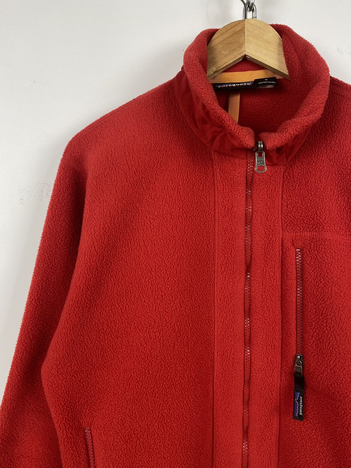 Patagonia Vintage Patagonia Synchilla Zip Red Fleece Jacket Pullover Size US S / EU 44-46 / 1 - 3 Thumbnail