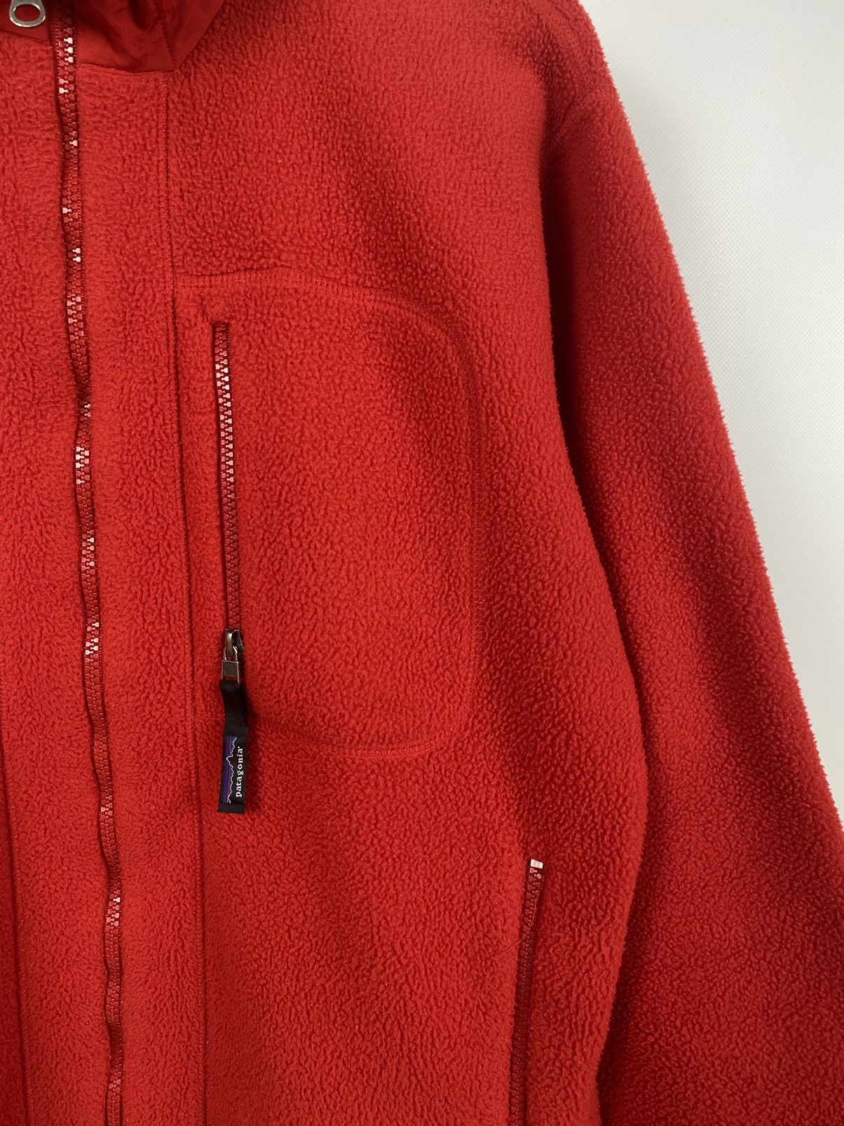 Patagonia Vintage Patagonia Synchilla Zip Red Fleece Jacket Pullover Size US S / EU 44-46 / 1 - 7 Thumbnail