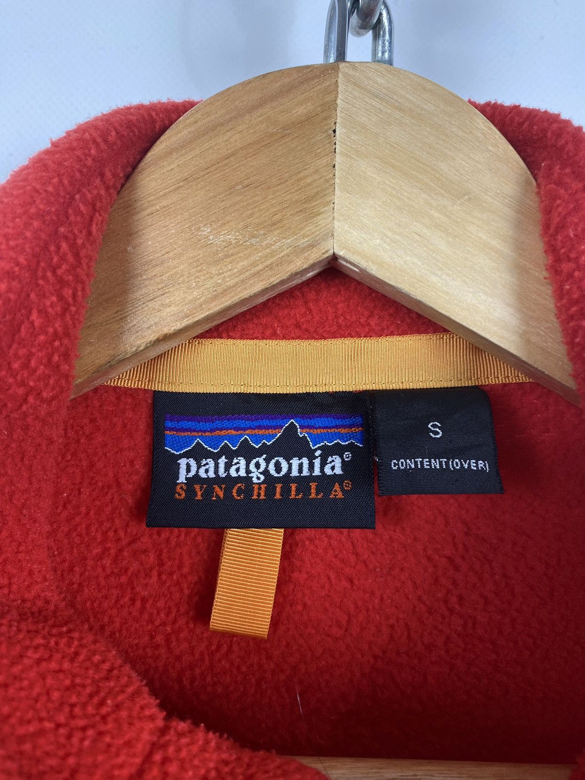 Patagonia Vintage Patagonia Synchilla Zip Red Fleece Jacket Pullover Size US S / EU 44-46 / 1 - 13 Thumbnail