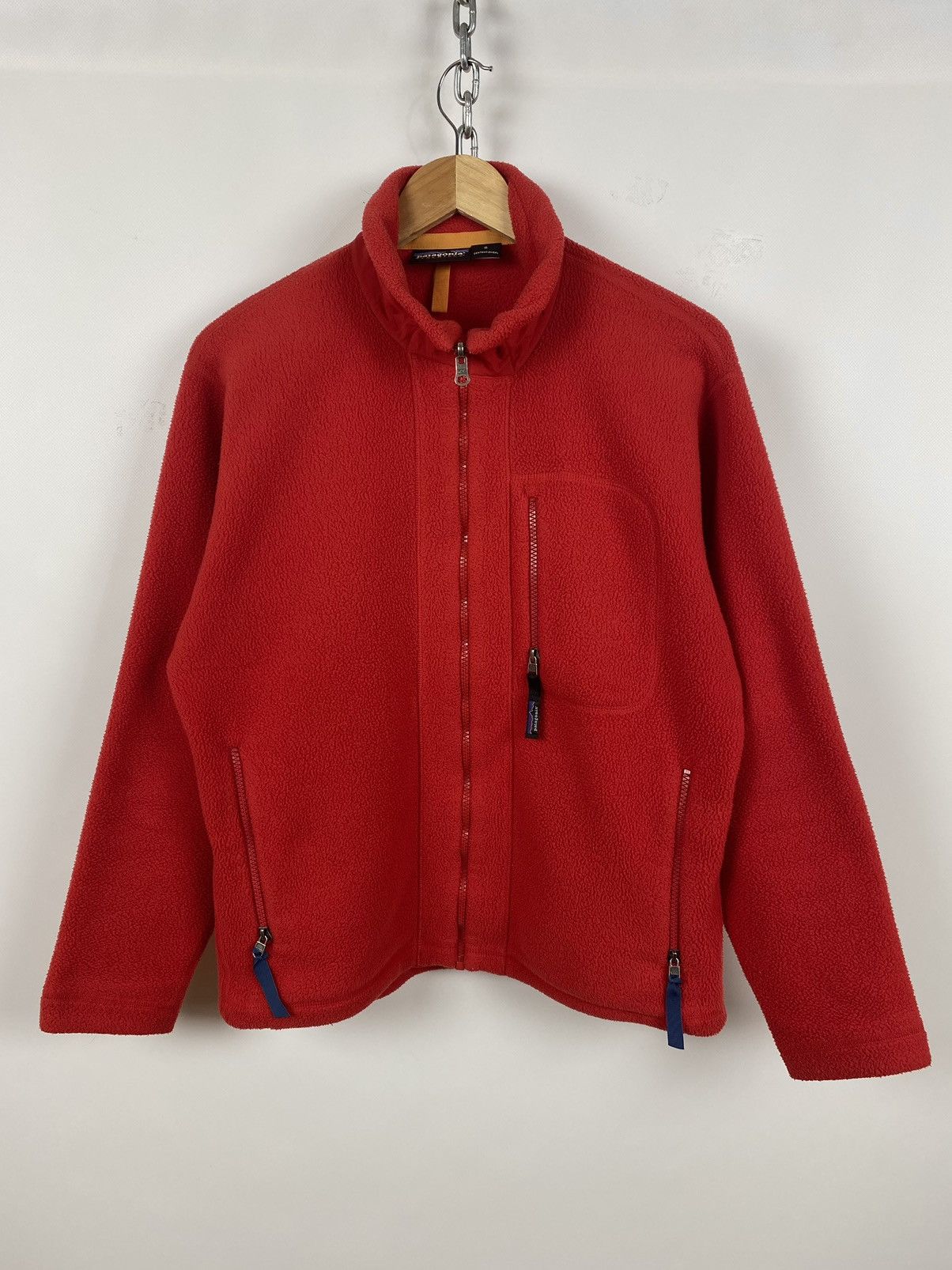Patagonia Vintage Patagonia Synchilla Zip Red Fleece Jacket Pullover Size US S / EU 44-46 / 1 - 2 Thumbnail