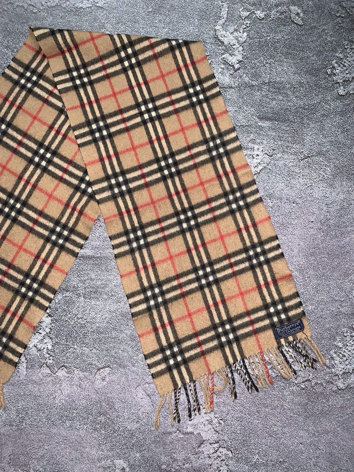 Burberry × Designer Burberry Burberry’s of London 100% cashmere scarf / muffler Size ONE SIZE - 4 Thumbnail