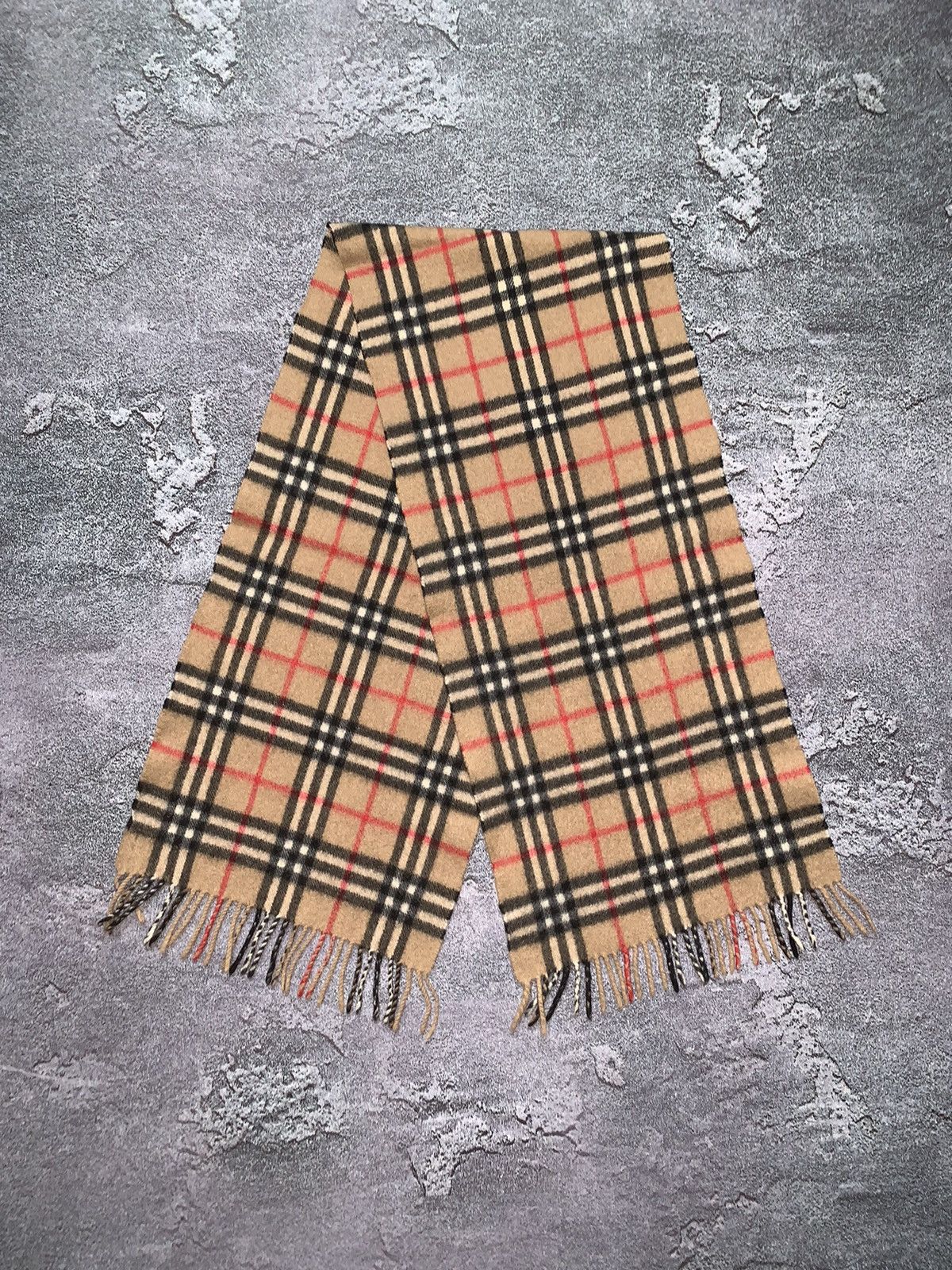 Burberry × Designer Burberry Burberry’s of London 100% cashmere scarf / muffler Size ONE SIZE - 5 Thumbnail