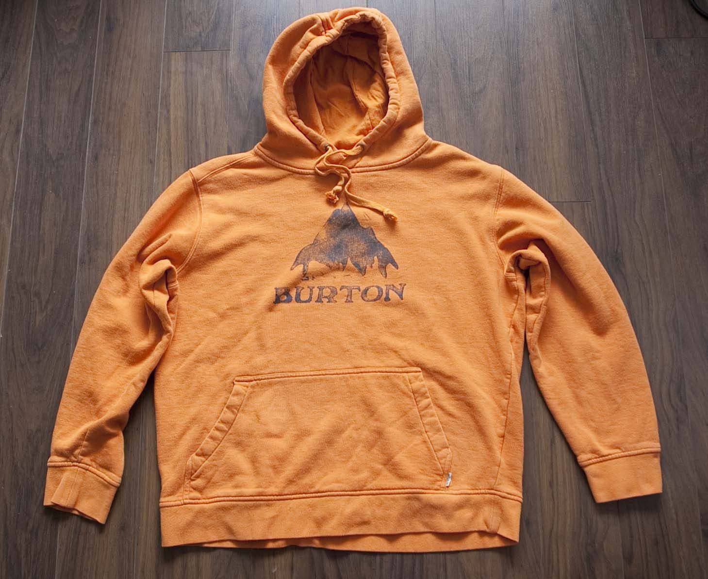 Burton Burton Hoodie Orange Logo Spell Out Size M Size US M / EU 48-50 / 2 - 1 Thumbnail